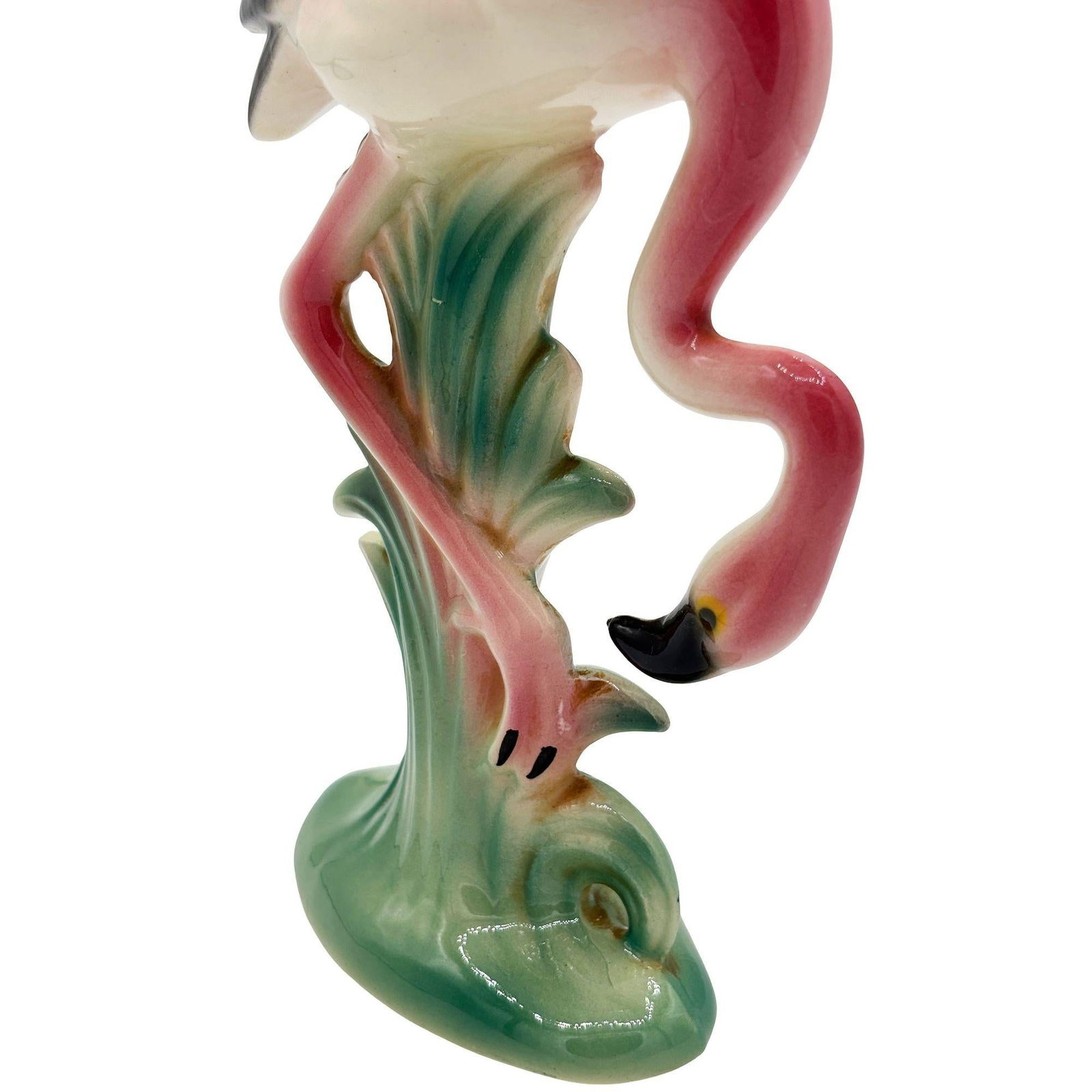 MCM California Pottery Ceramic Searcher Tropical Pink Flamingo Figurine Statue - 2