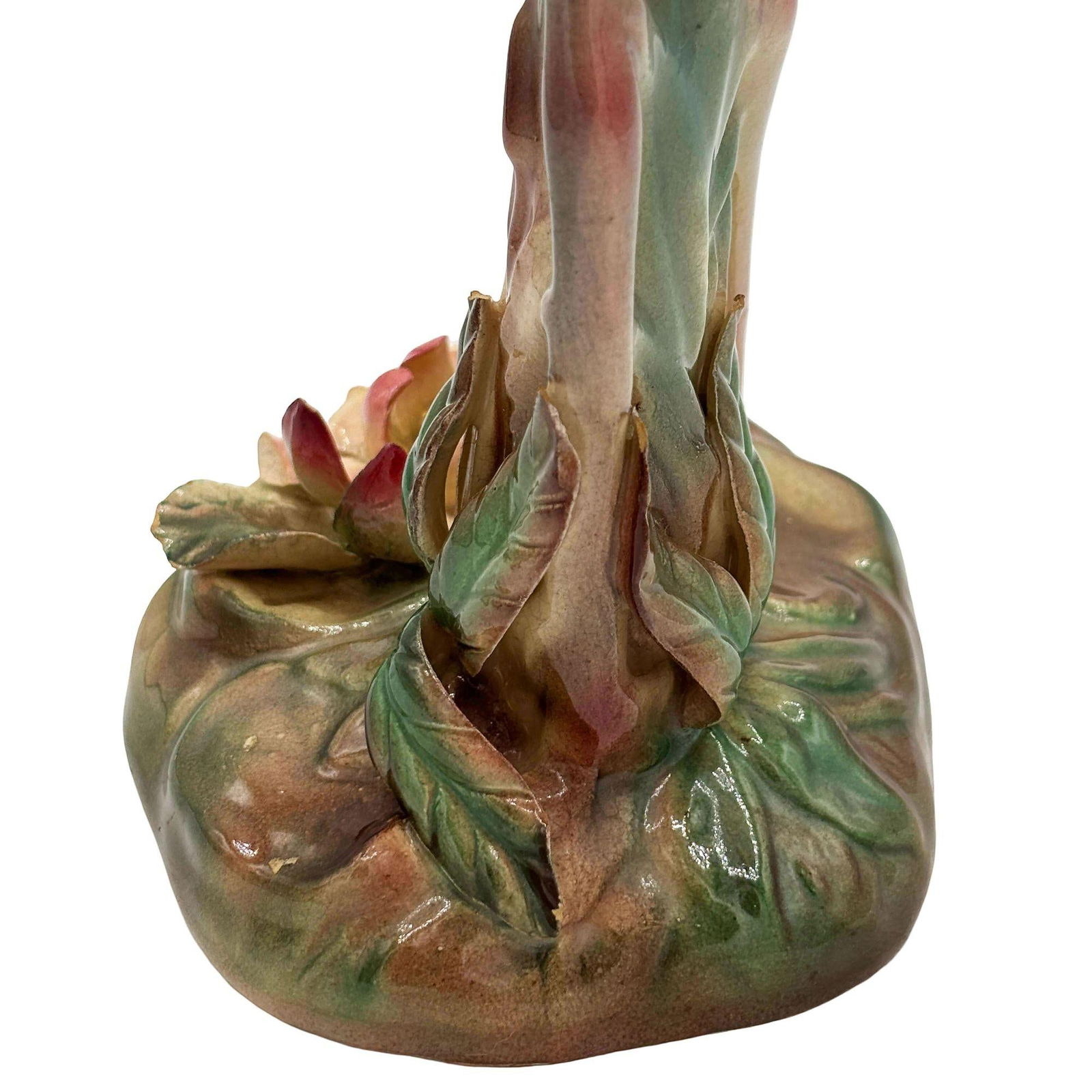 Mid-century Highly Detailed Pink Flamingo Ceramic Tabletop Sculpture Brad Keeler - 13