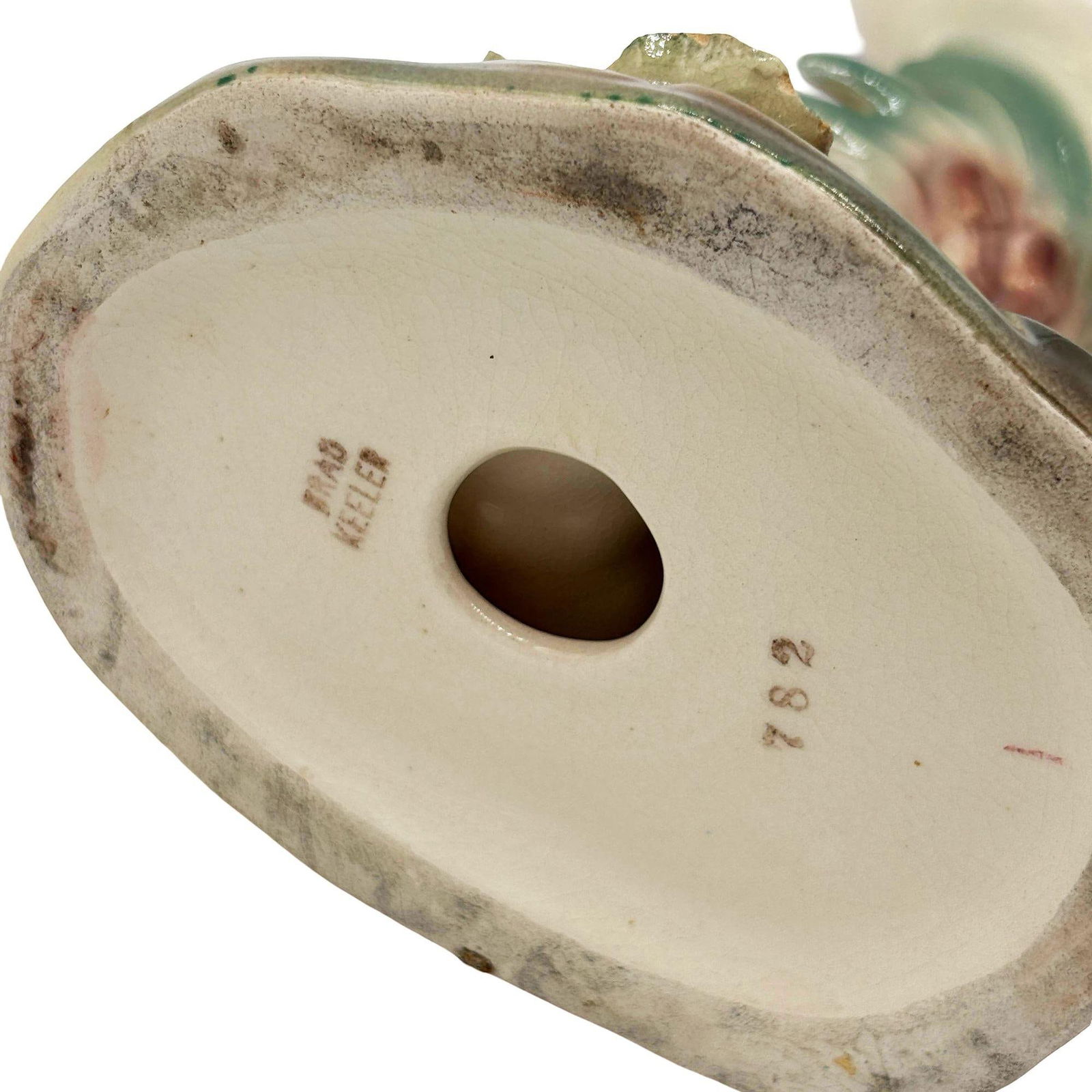 Mid-century Highly Detailed Pink Flamingo Ceramic Tabletop Sculpture Brad Keeler - 6