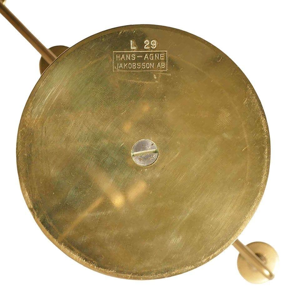 Scandinavian Modern Brass Candle Holder Candelabra by Hans-Agne Jakobsson, Pair - 6