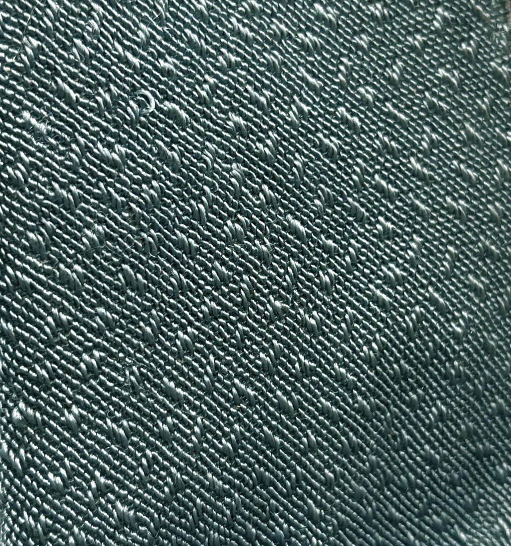 Vintage Teal Frieze Upolstery Fabric - 5