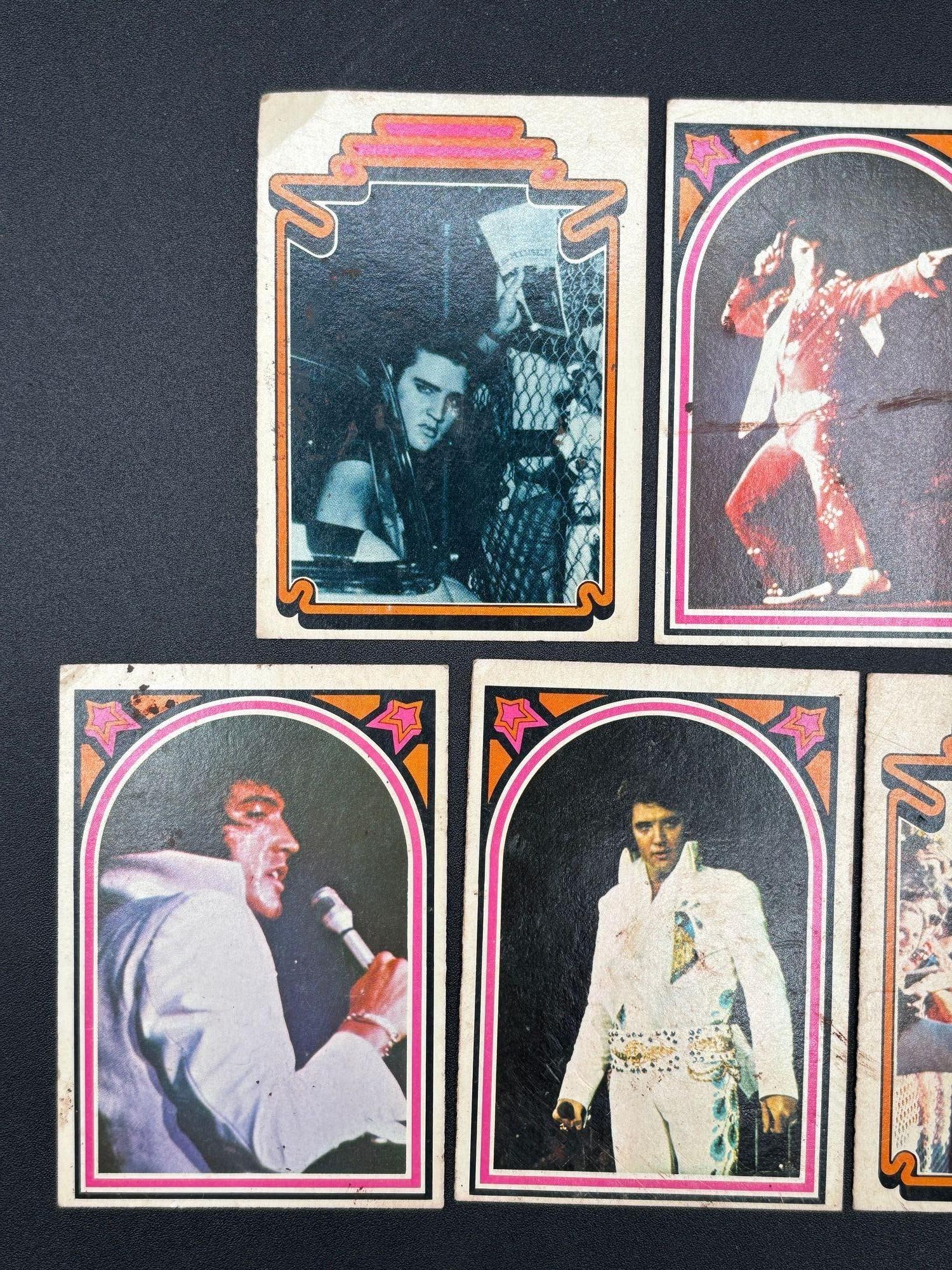 Vintage 1978 Elvis Presley Trading Card Set by Boxcar Enterprises - 12