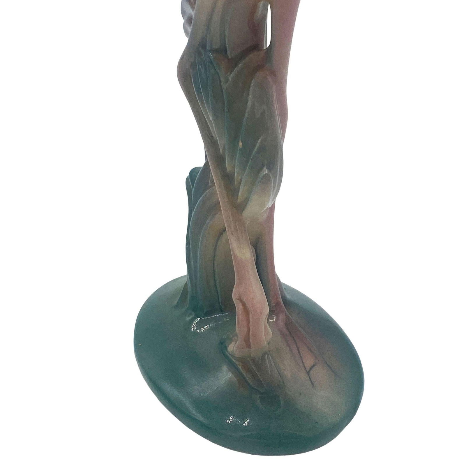 Matching Mid-century Pink Flamingo Ceramic Tabletop Statue Set By Brad Kealer - 15