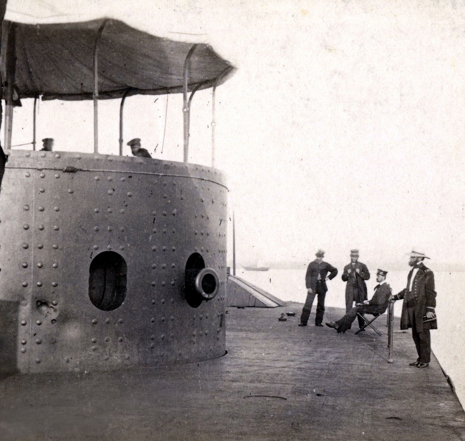 March 1862, The Original Monitor After It's Fight with the Merrimac: Title: March 1862, The Original Monitor After It's Fight with the Merrimac Artist: WAR PHOTO & EXHIBITION CO. Original Date: SEE TITLE Dimensions: 8X10 Description: || UNITED STATES SHIPPING ONLY! ||