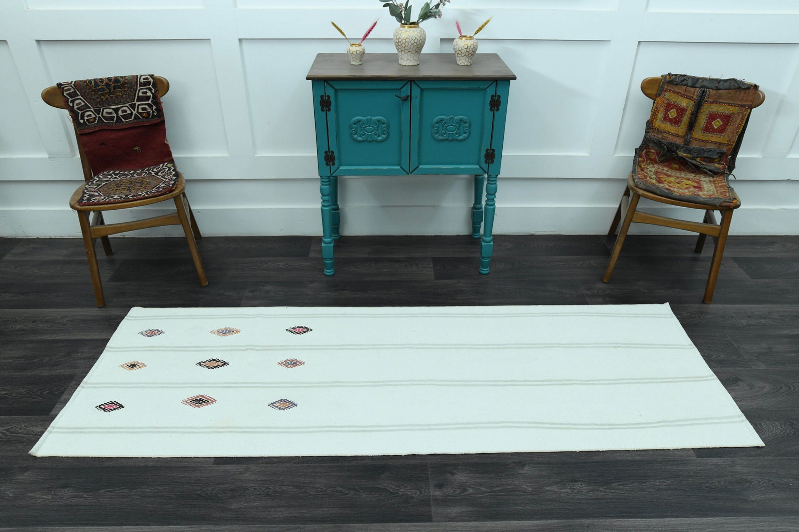 2.5x7.5 Ft, TURKISH Rug, Vintage - 3