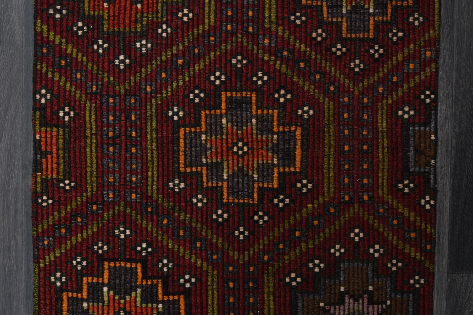 2.5x7.9 ft, TURKISH KILIM Runner - 6