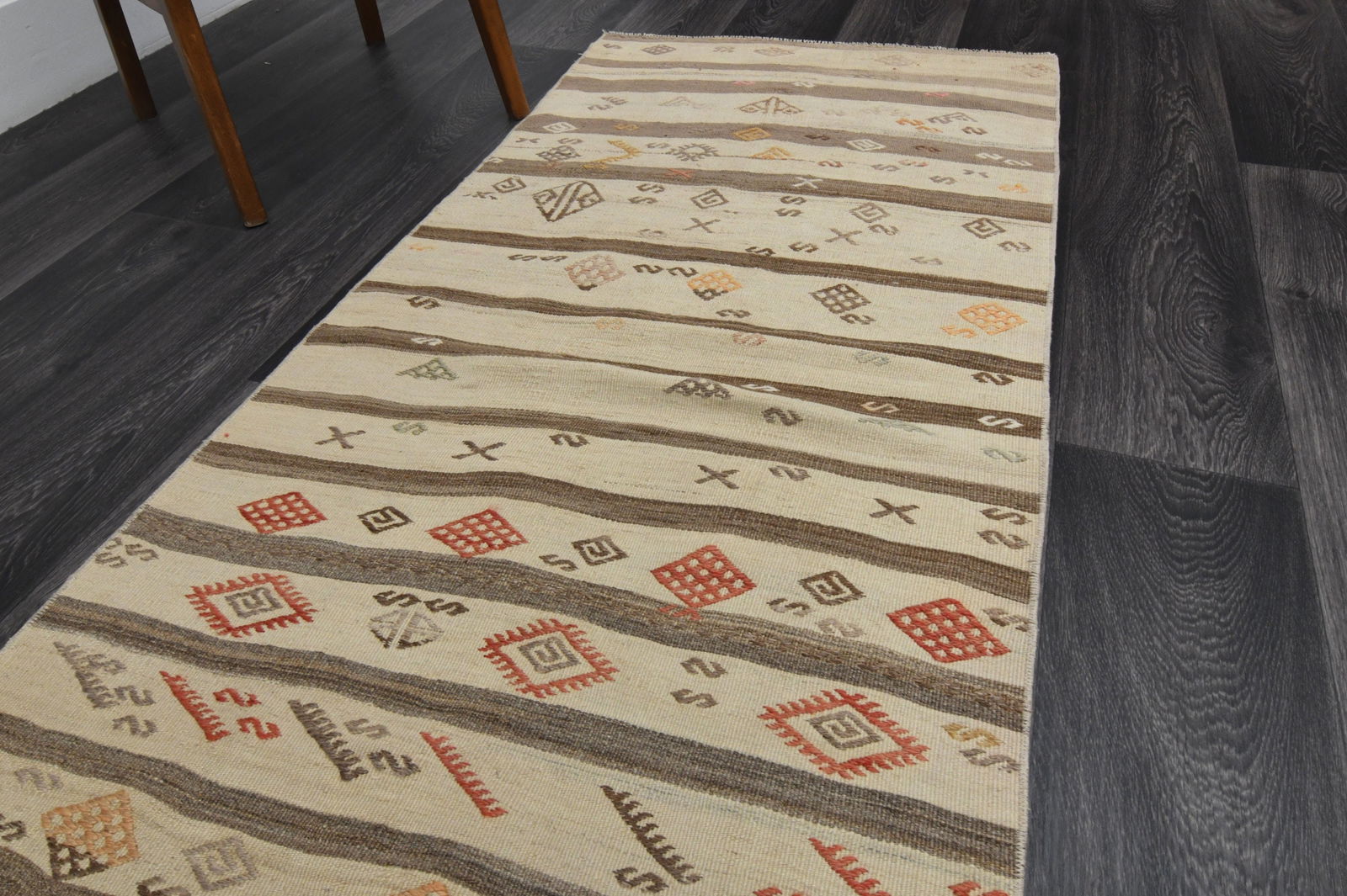 2.5x11.3 ft, TURKISH Rug Runner - 4