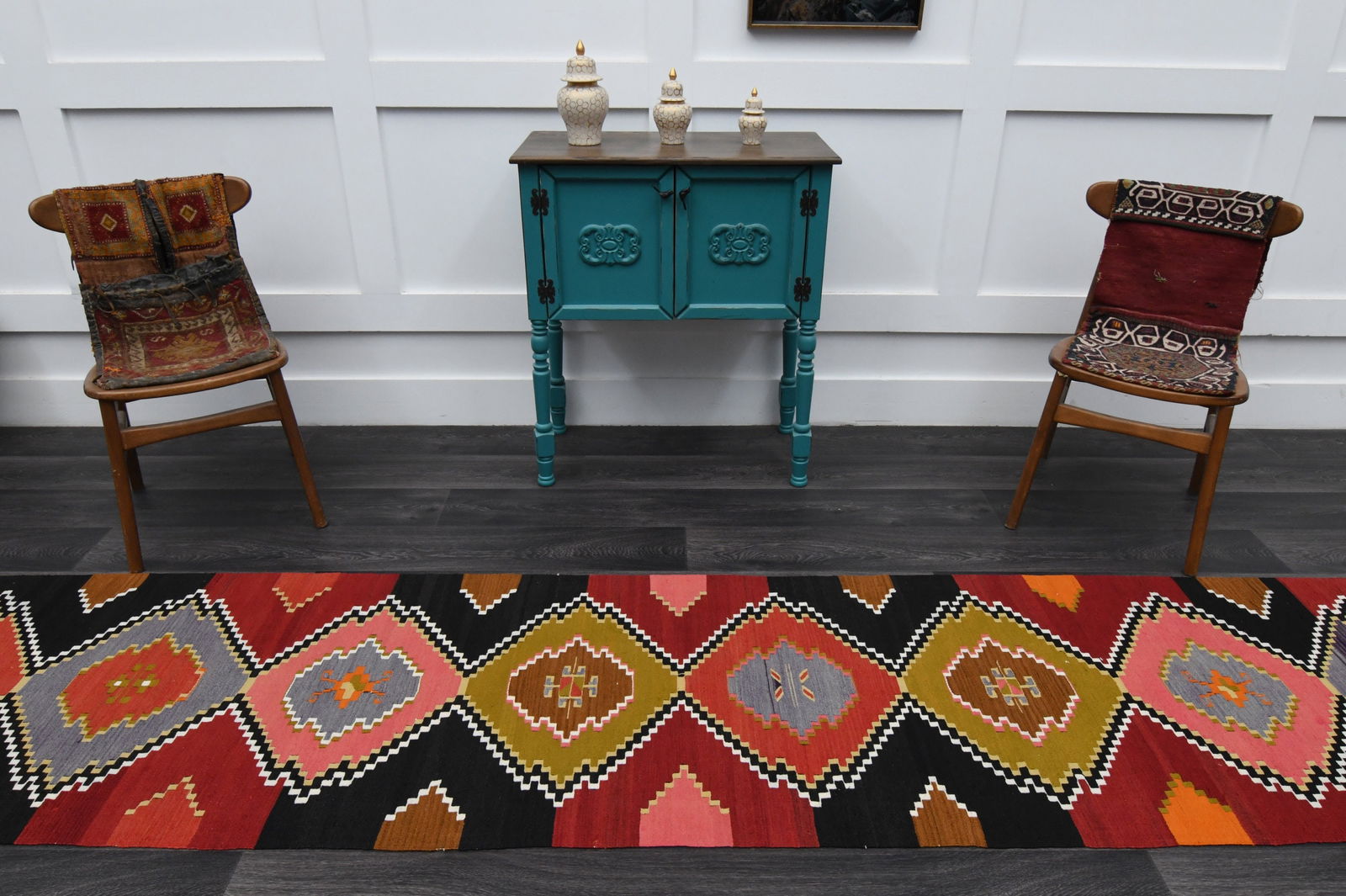 2.5x13.7 ft, TURKISH Rug Runner - 3