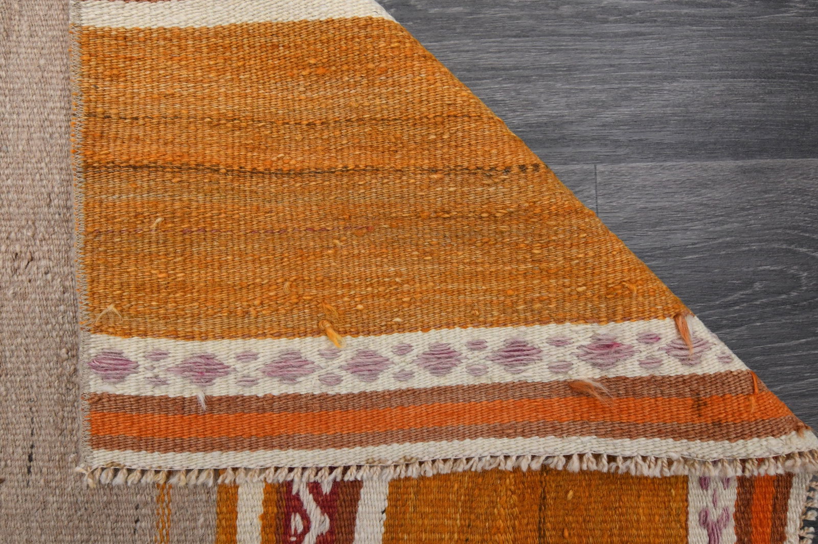 3.1x7.8 ft, TURKISH KILIM Runner - 8