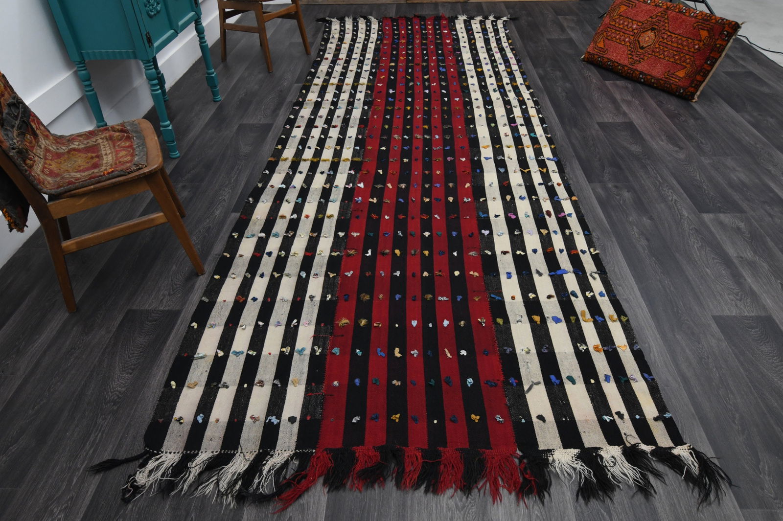 3.3x10.5 ft, TURKISH KILIM Runner (1 of 9)