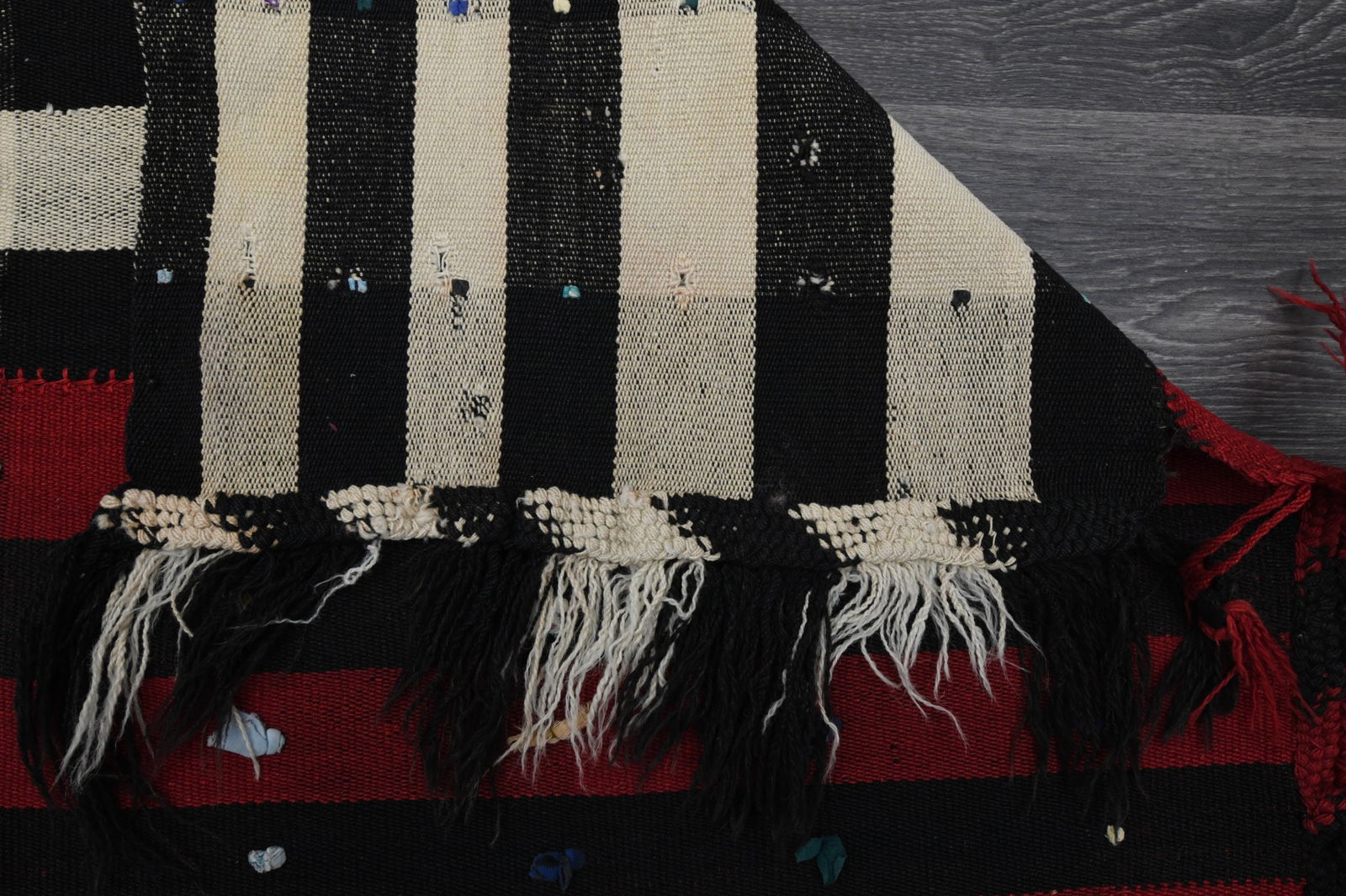 3.3x10.5 ft, TURKISH KILIM Runner - 8