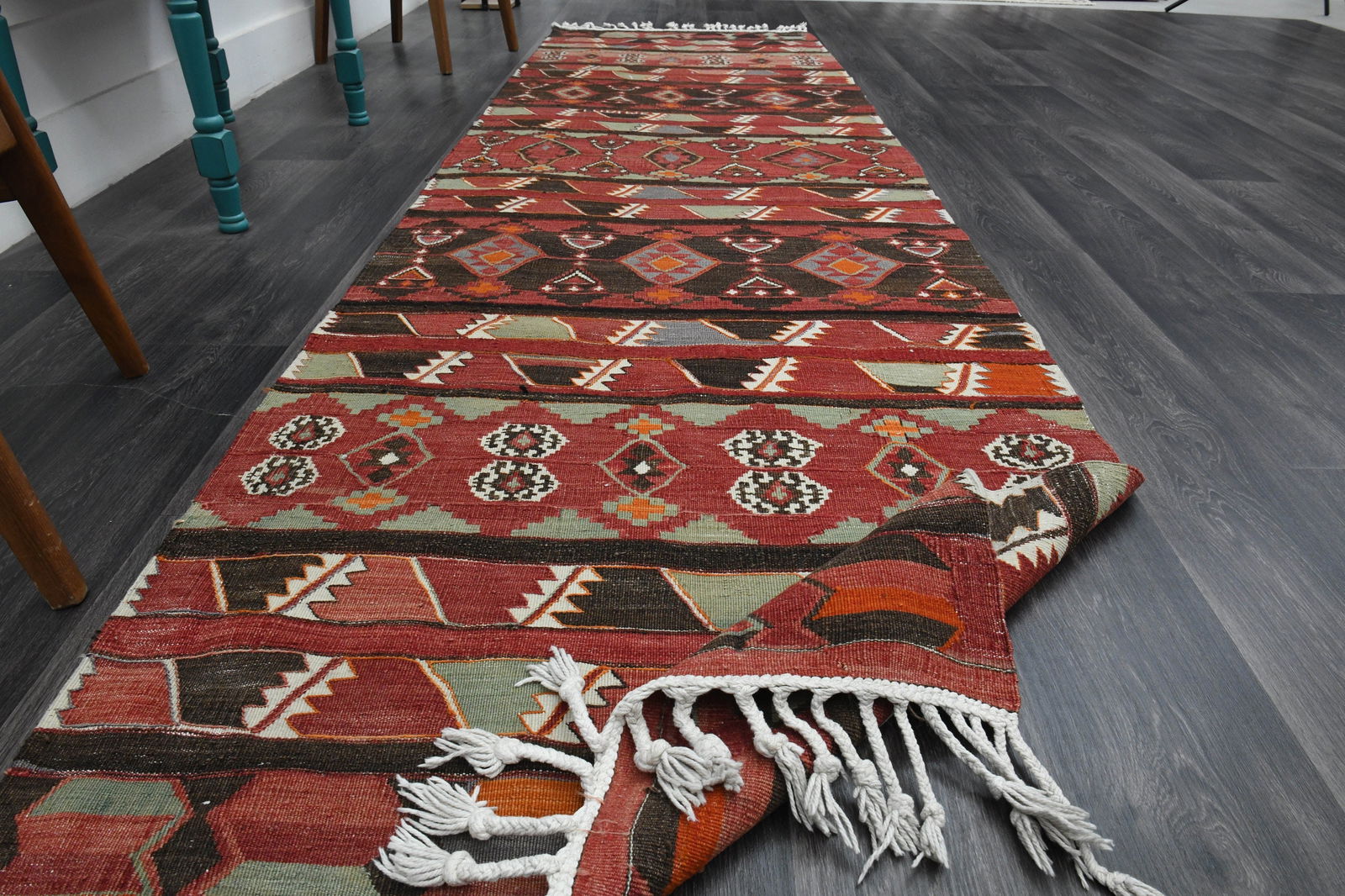 3x11 FLATWEAVE TURKISH VINTAGE Rug (1 of 10)