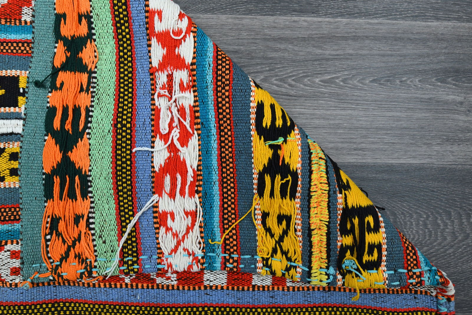 5.5x8.1 ft, TURKISH Kilim Rug - 4