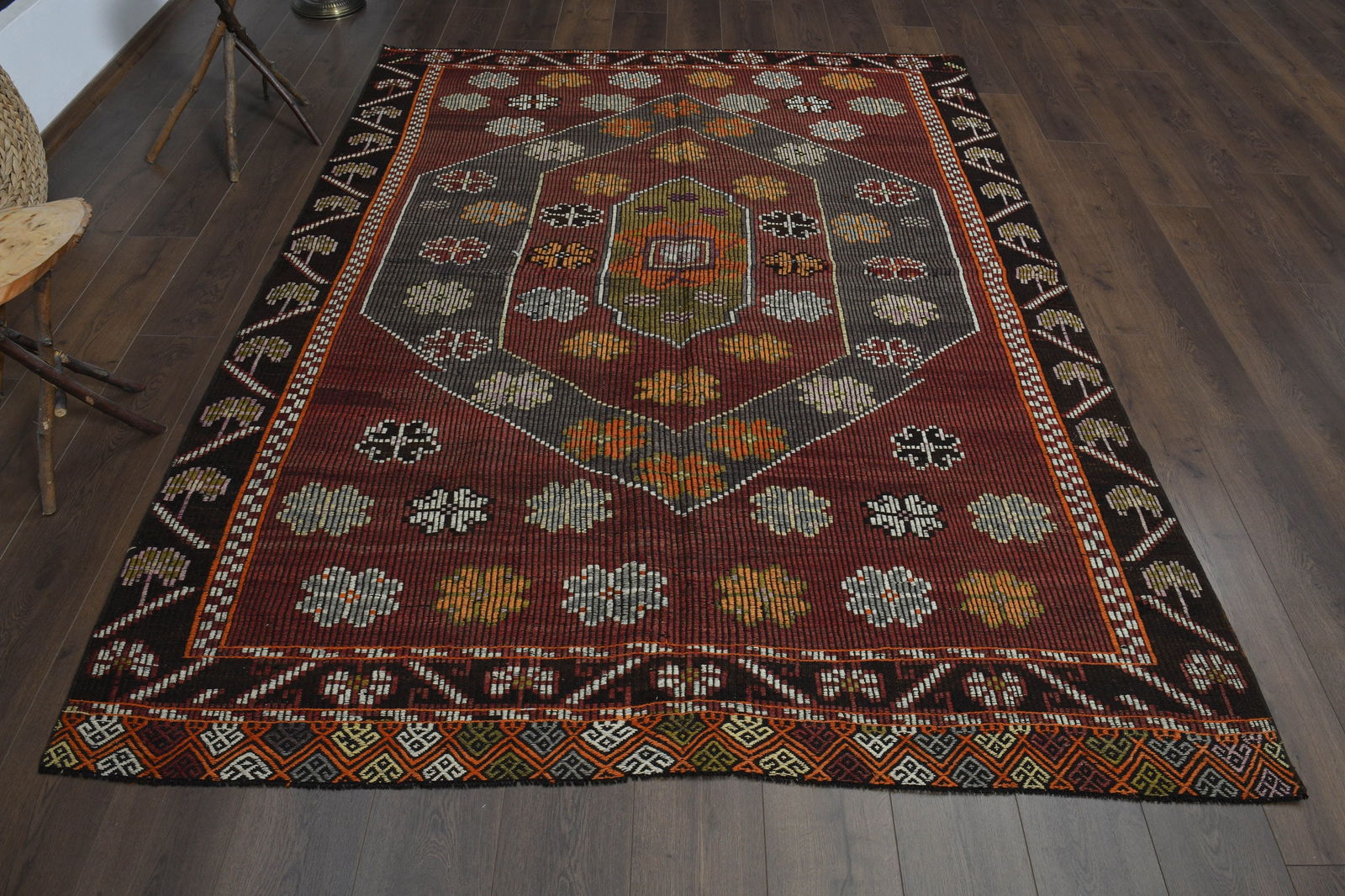 6.3x8.4 ft, BOHO CHIC KILIM (1 of 10)