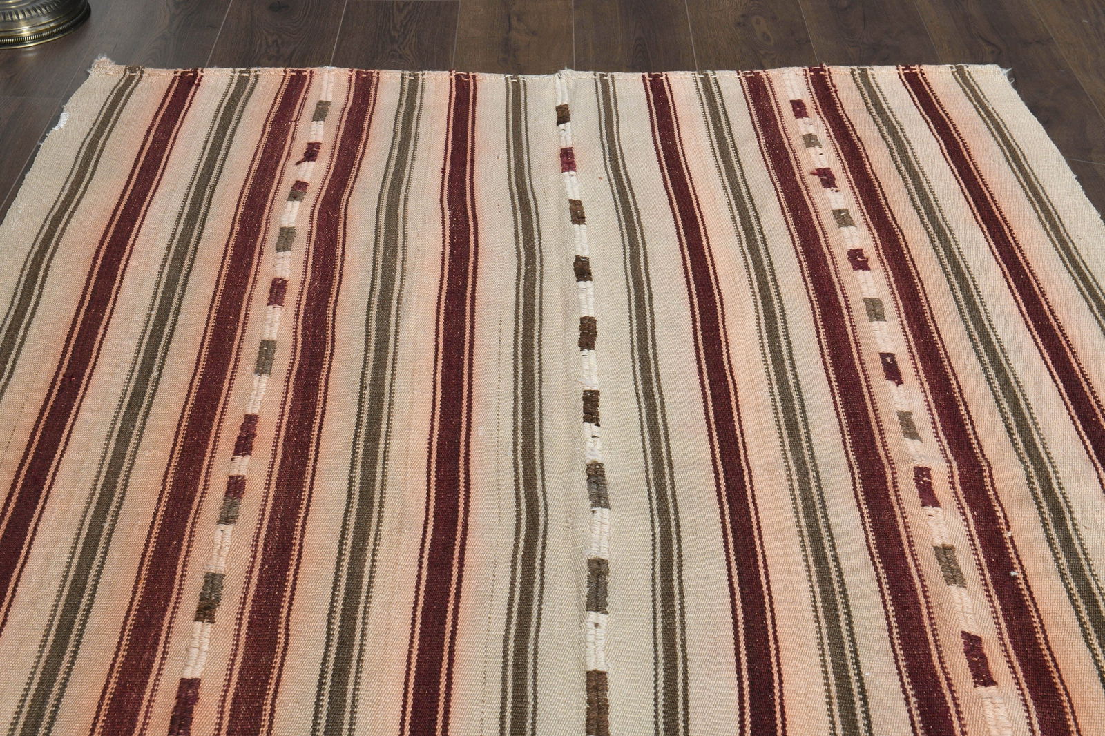 4'7x6'4 ft, BEIGE PINK RUG - 10