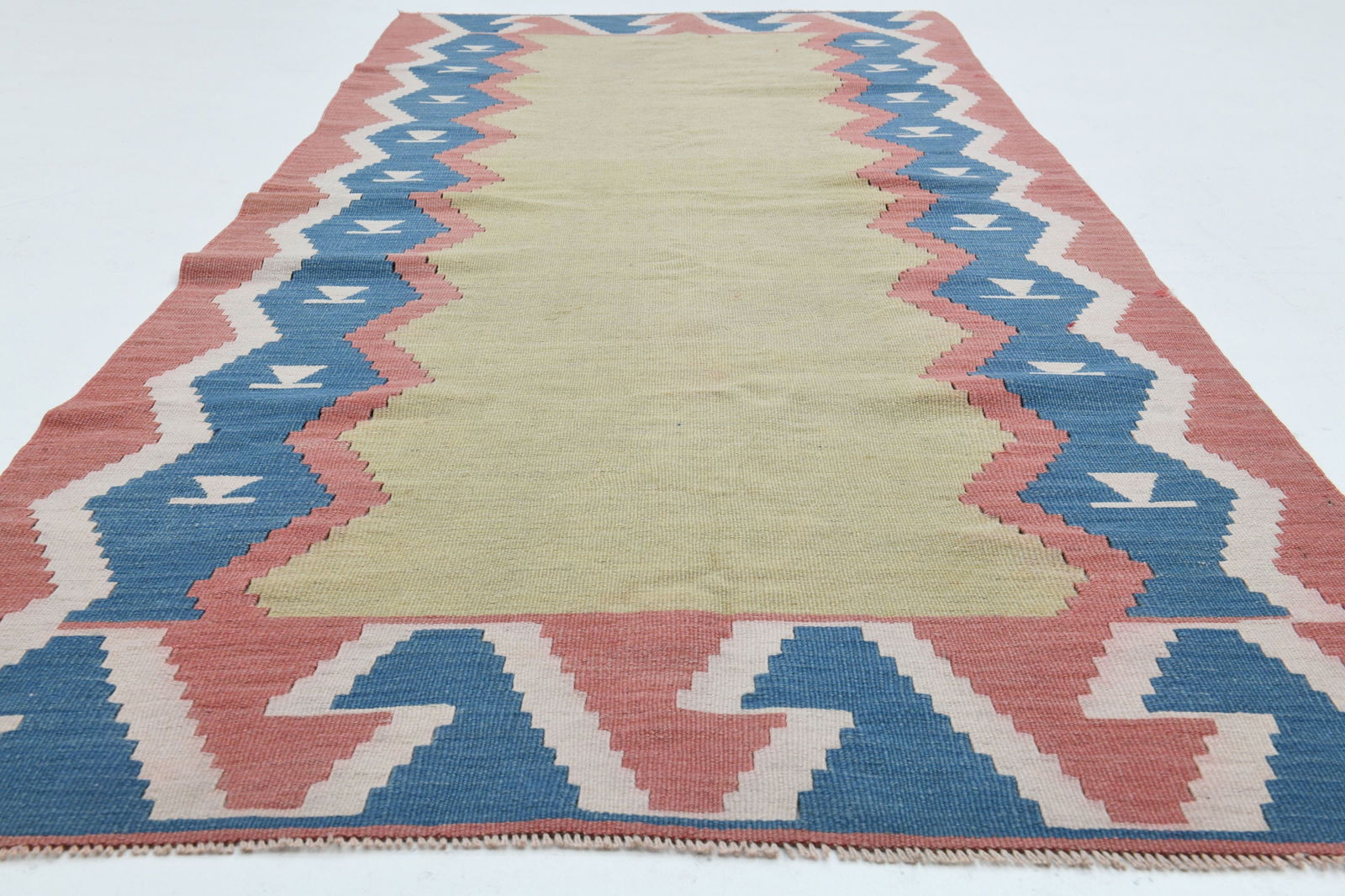 2.8x6.5 ft, TURKISH OUSHAK RUG - 2