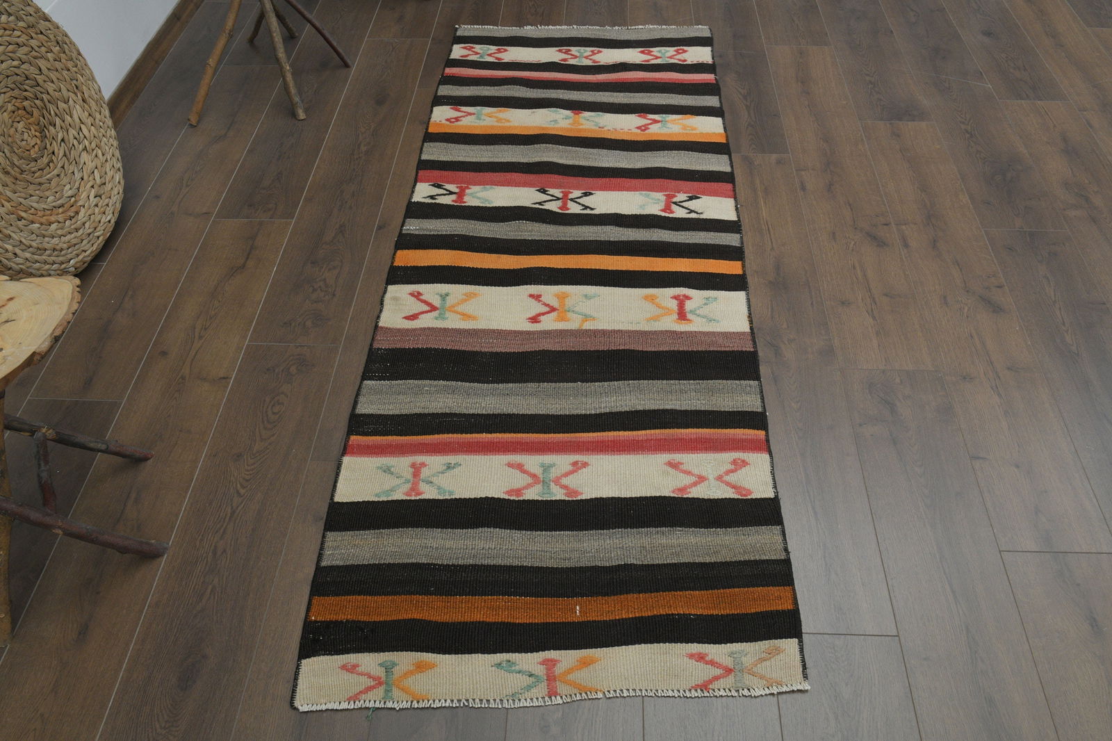 2.6x6.4 ft, COLORFUL KILIM RUNNER (1 of 10)