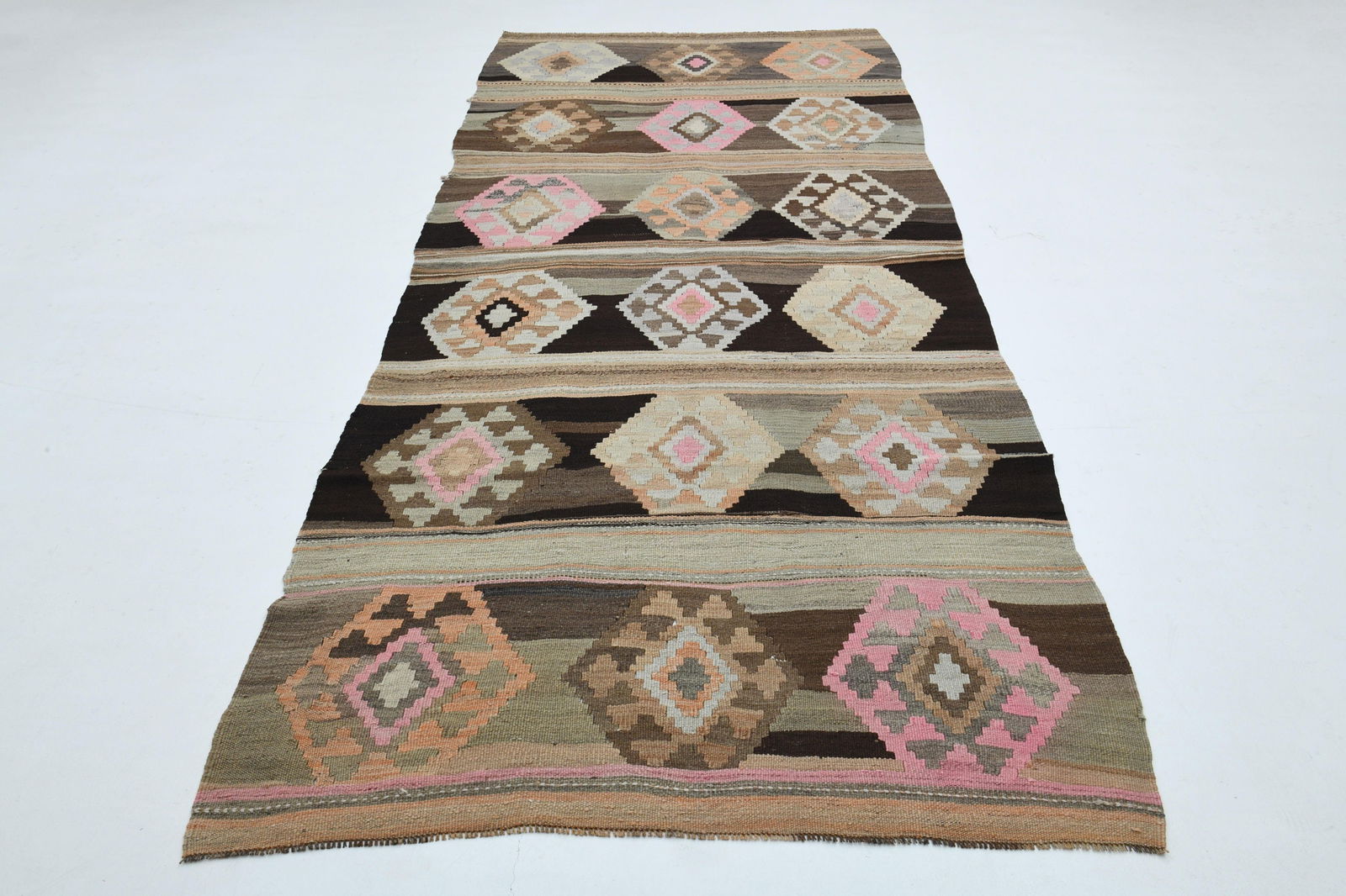 4.6x10.6 ft, TURKISH OUSHAK RUG (1 of 9)