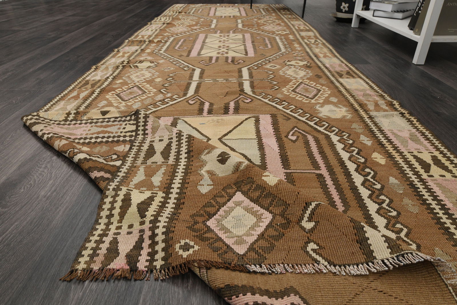 4.1x12.8 ft, WASHABLE KILIM DÉCOR - 2