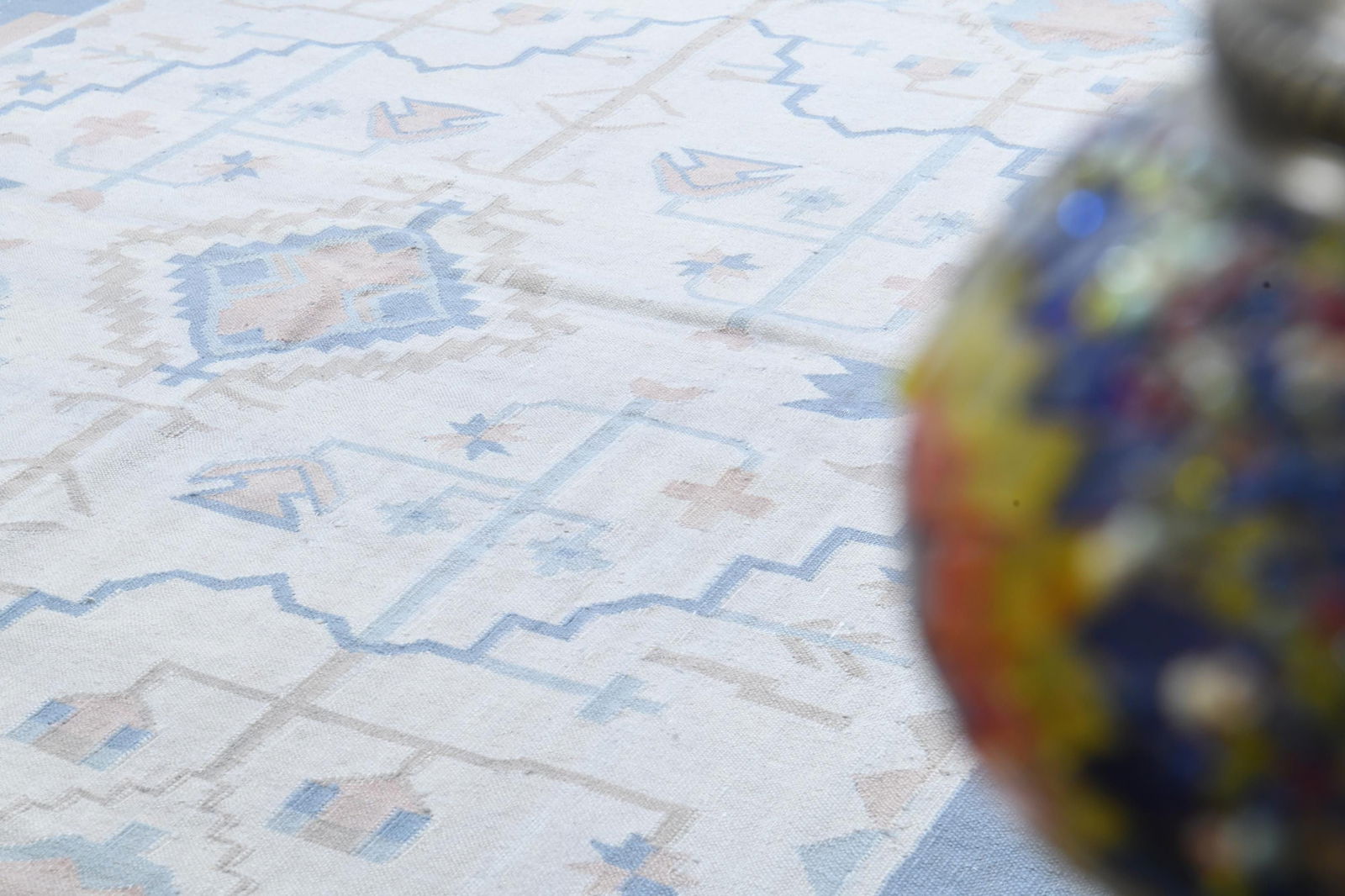 8x11 ft, FLATWEAVE KILIM RUG - 7