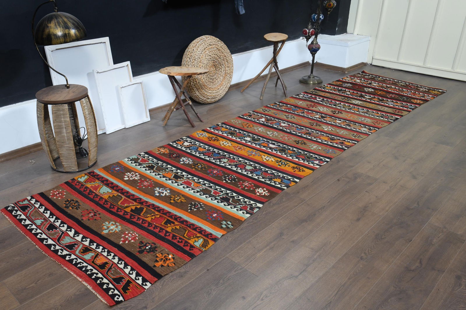 3'5x13'6 ft, BOHO CHIC RUNNER - 4