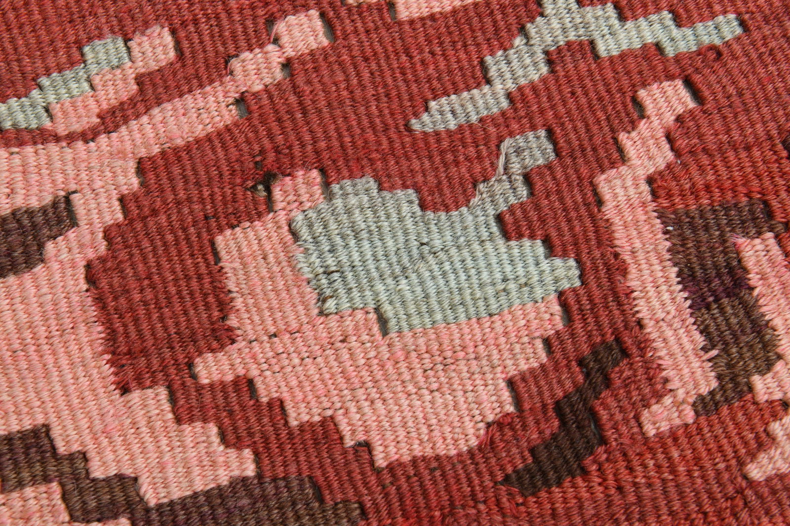 6'6x11'8 ft, PINK ROSES MOTIFS - 7