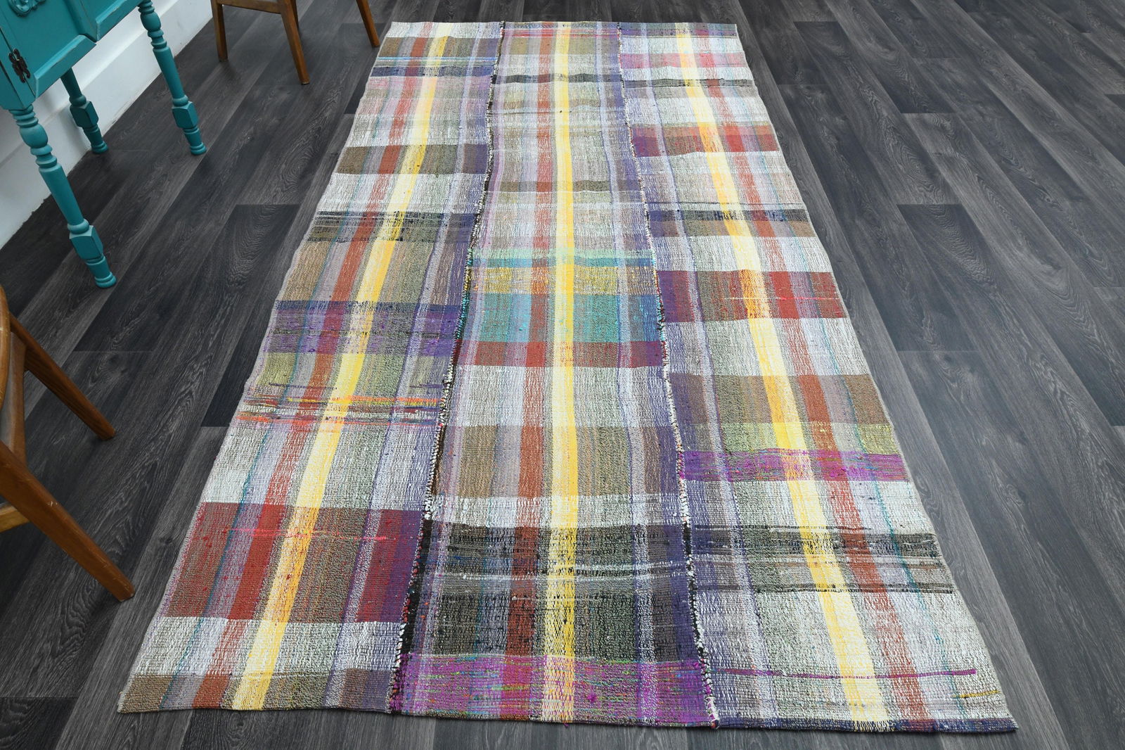 4.9x9.8 ft, TURKISH Flatweave Kilim Rug (1 of 9)