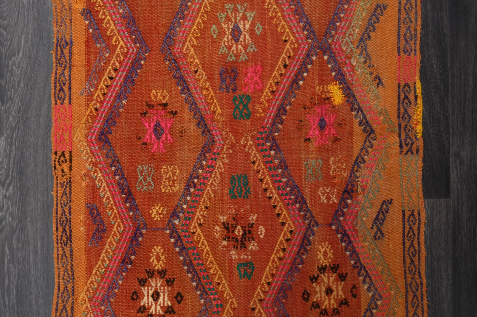 3.5x6 Ft, Vintage Rug, Accent - 6