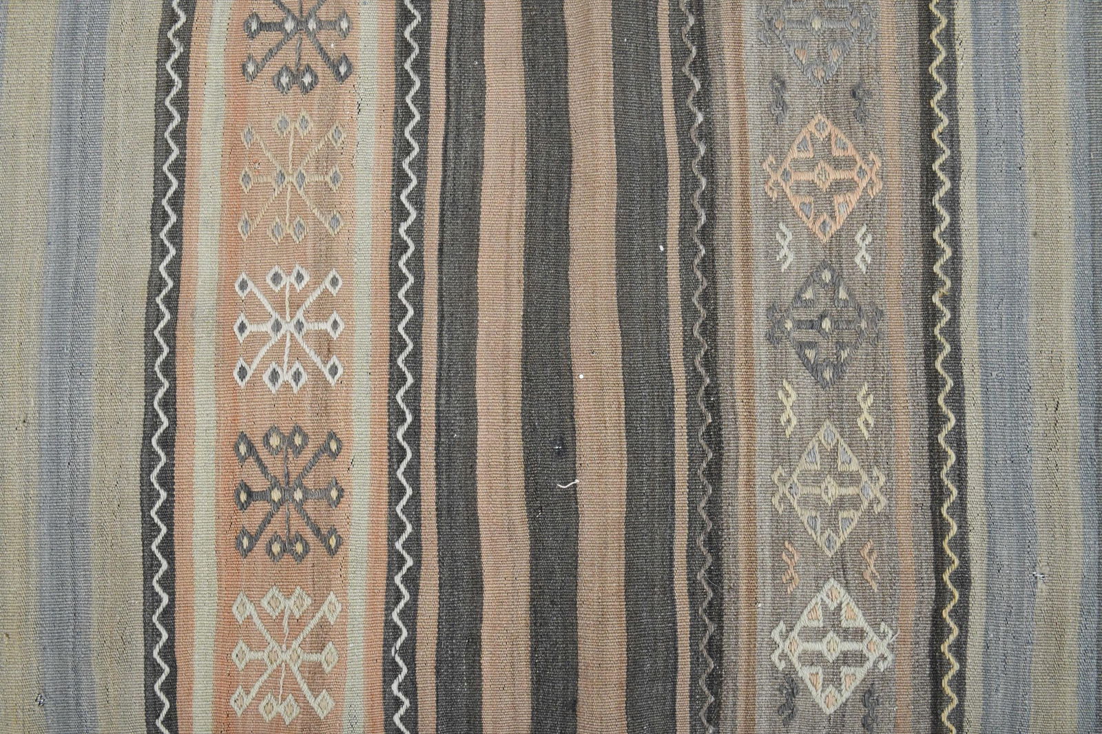 2.4x10.1 ft, STRIPED TURKISH RUNNER - 9