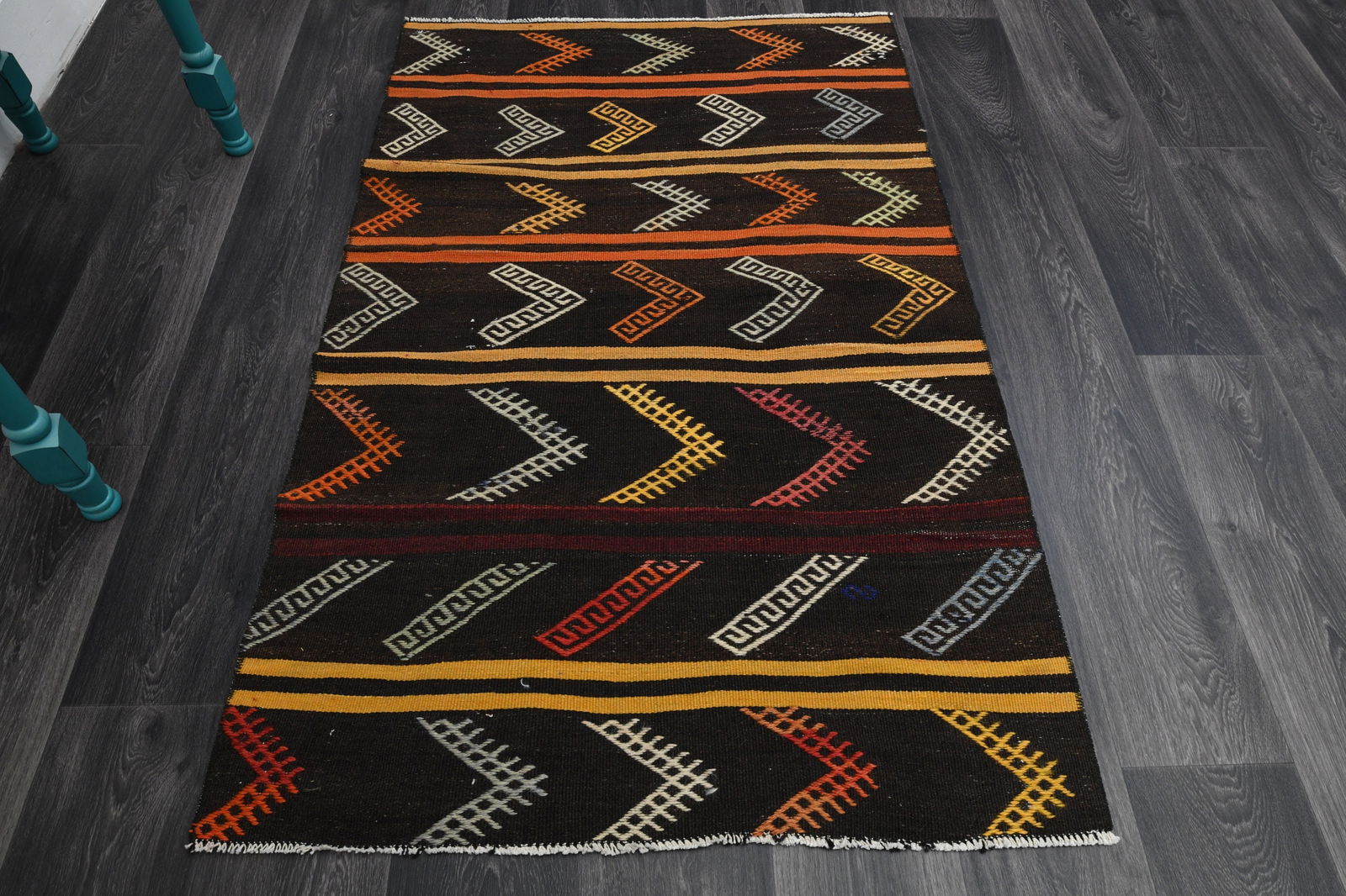 3.2x5.1 ft, TURKISH KILIM Rug (1 of 9)