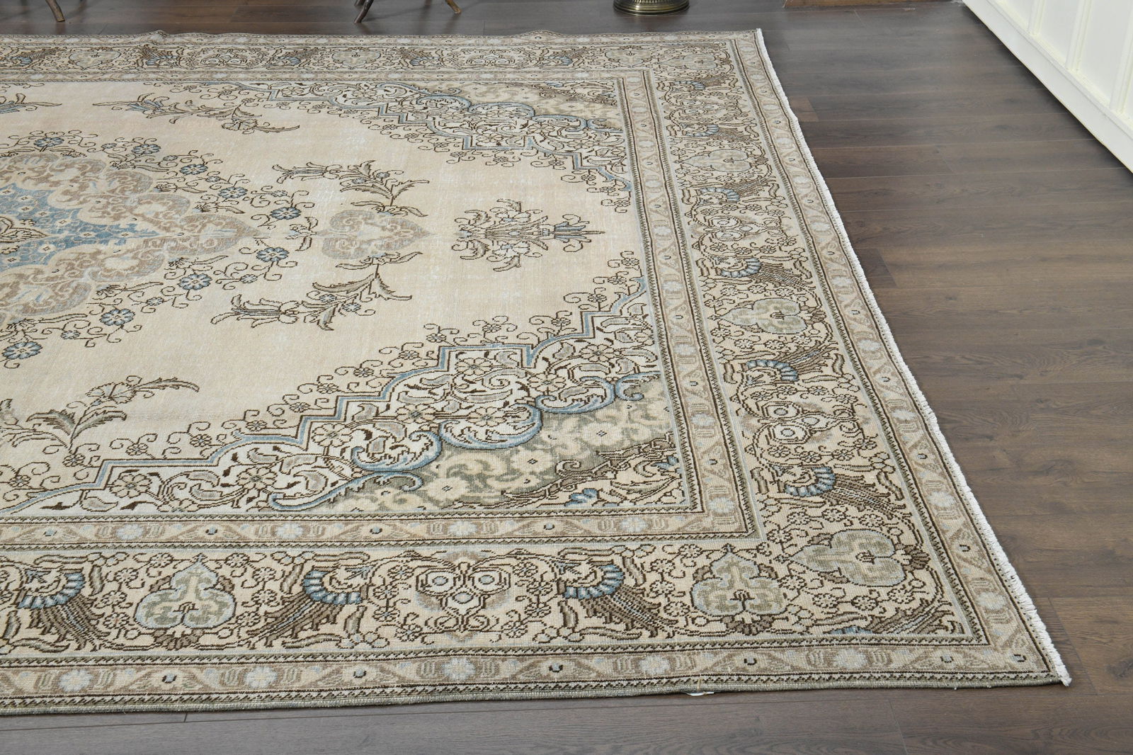 9'4x12'5 ft, BEIGE PERSIAN RUG - 6