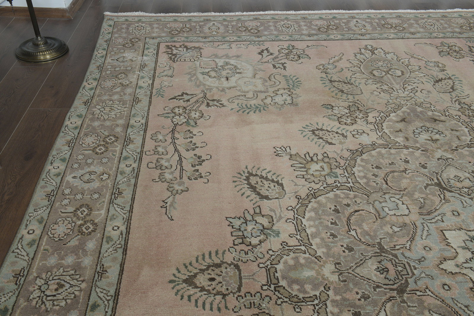 9'4x12'7 ft, ORANGE PERSIAN RUG - 4