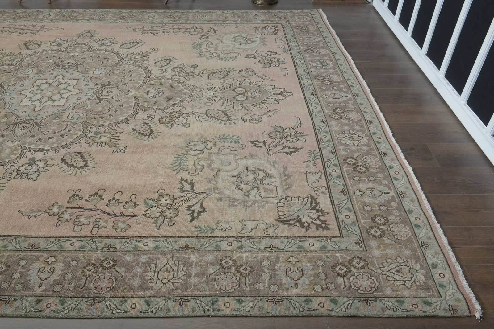 9'4x12'7 ft, ORANGE PERSIAN RUG - 8