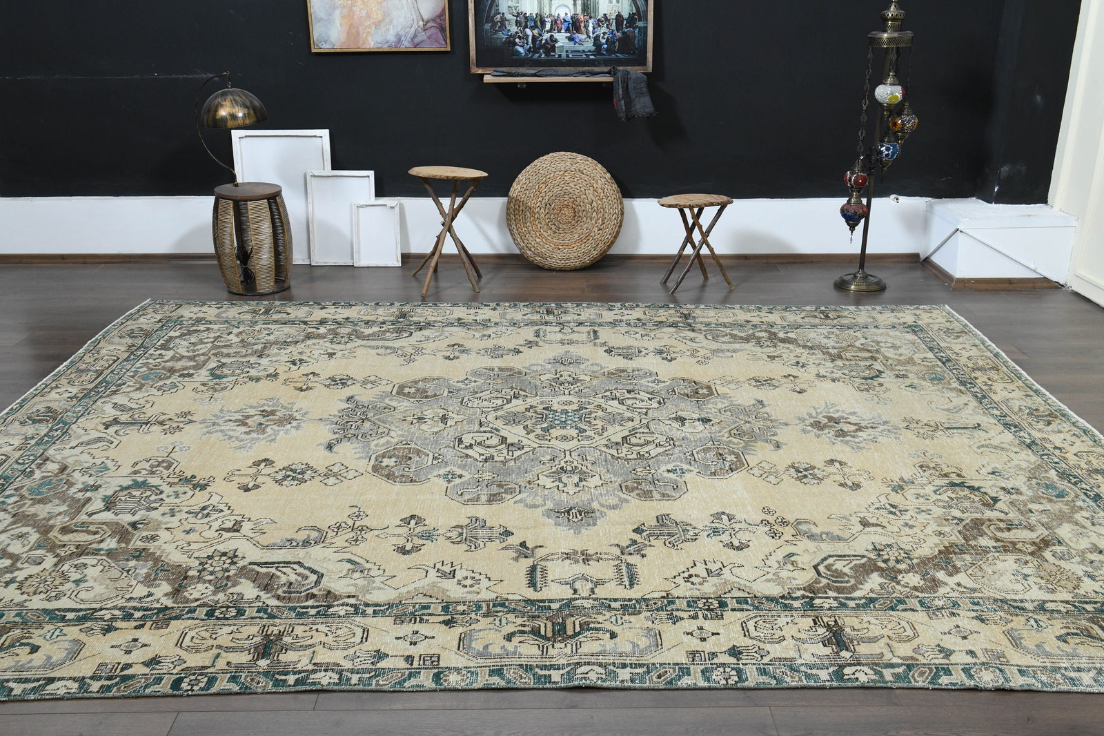 9.5x12.3 ft, PERSIAN AREA RUG - 10