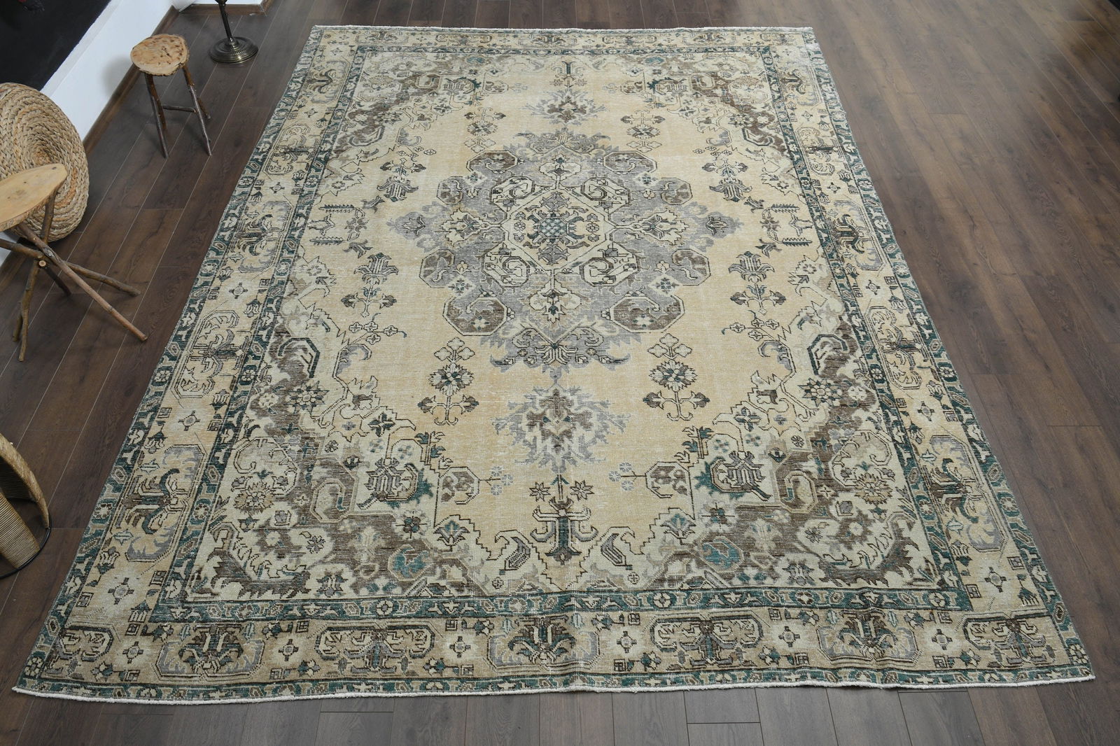 9.5x12.3 ft, PERSIAN AREA RUG - 3