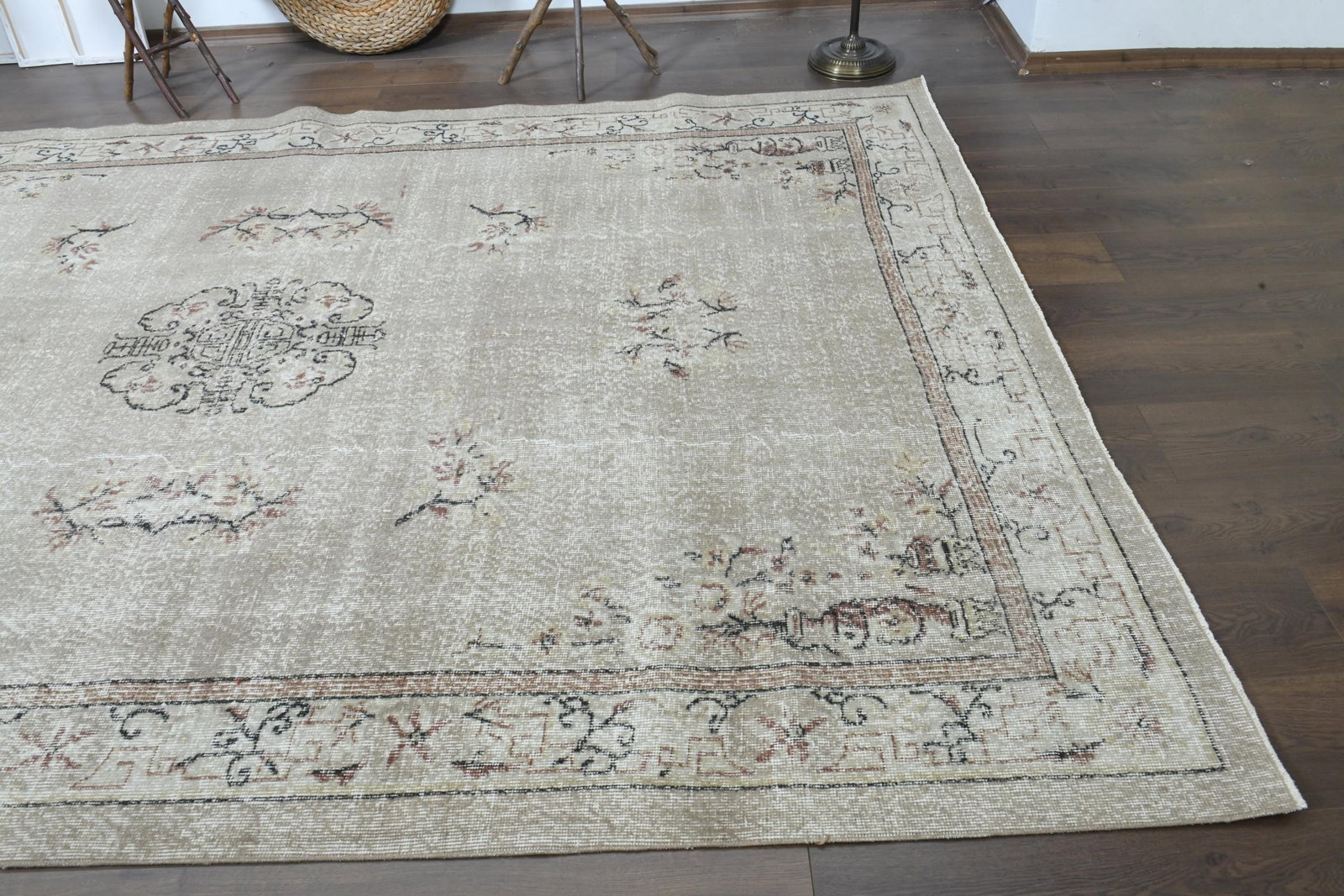 9.4x13.0 ft, VINTAGE PERSIAN RUG - 6