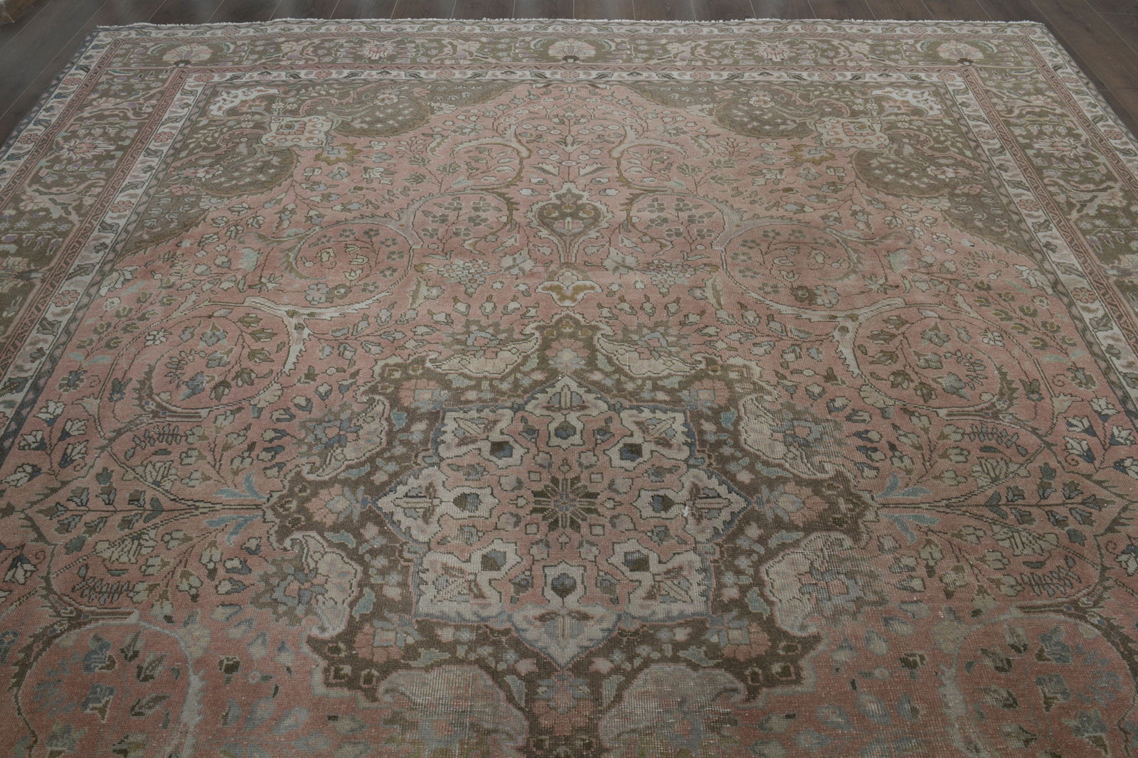 9.6x12 ft, PINK TURKISH RUG - 5