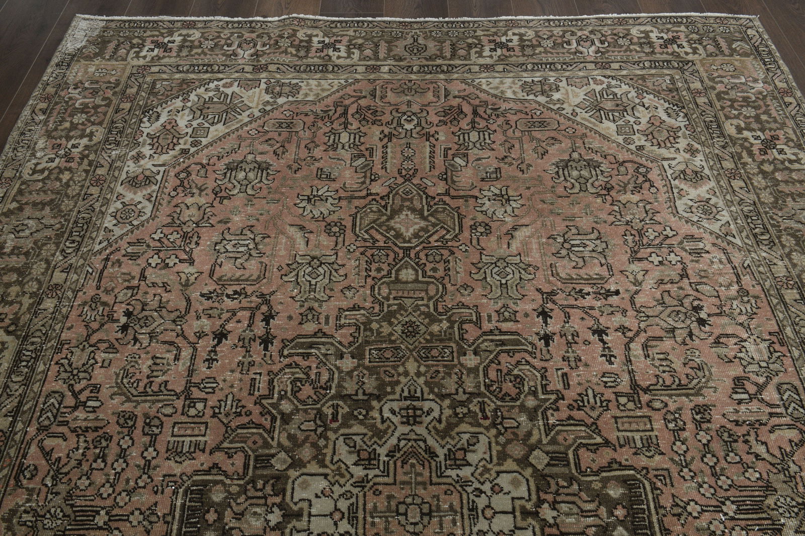 6.6x9.5 ft, PINK PERSIAN RUG - 3