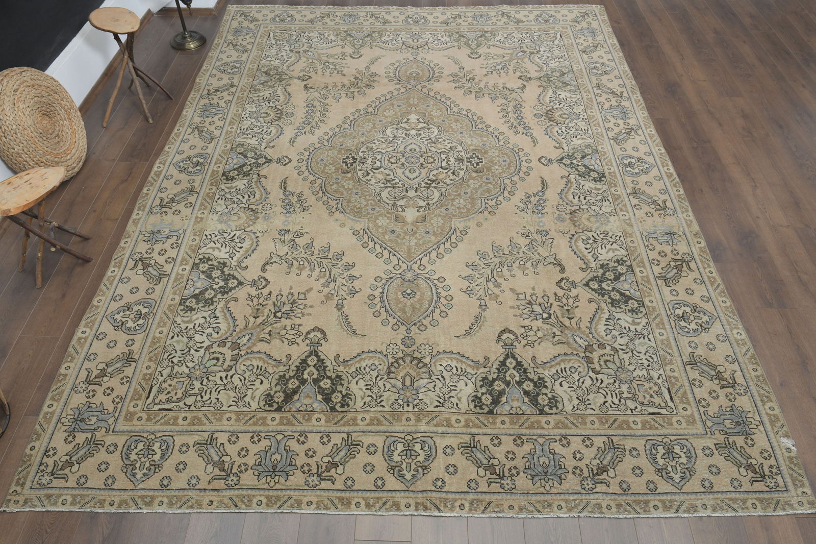 9'5x12'7 ft, VINTAGE TURKISH RUG (1 of 10)