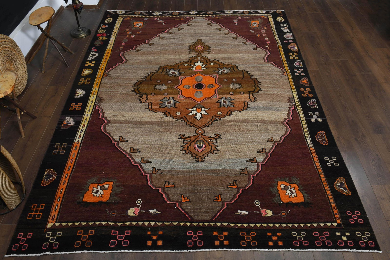 9.4x12.3 ft, PERSIAN AREA RUG (1 of 10)