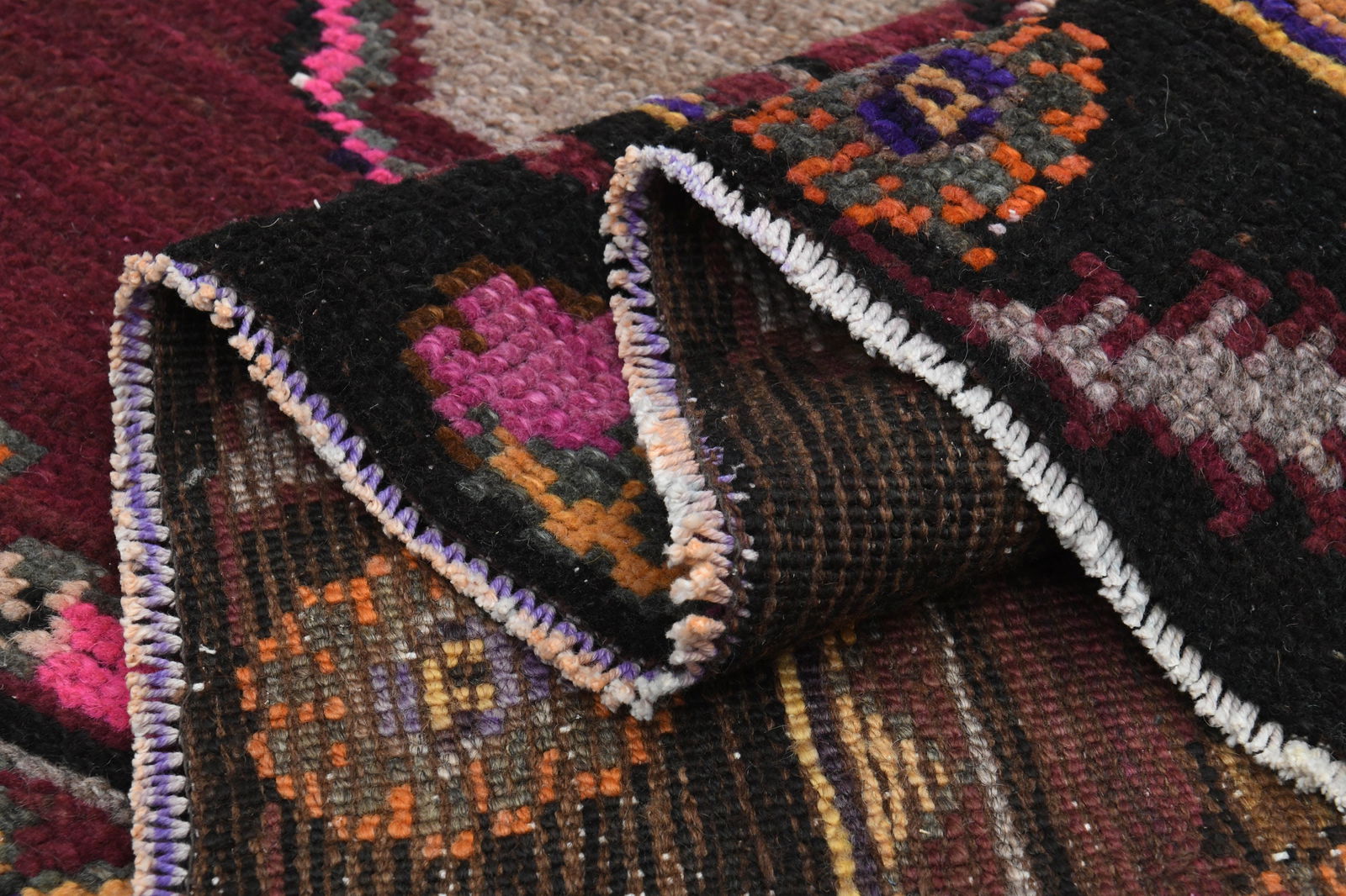 8x11 Purple Vintage Rug (1 of 10)