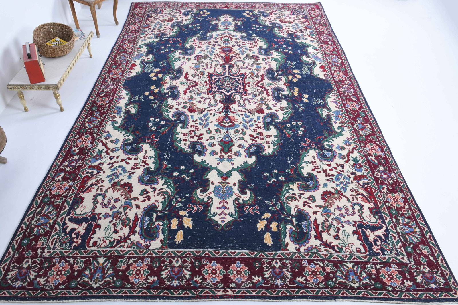8.7x14.4 ft, TURKISH RUG, Vintage - 2