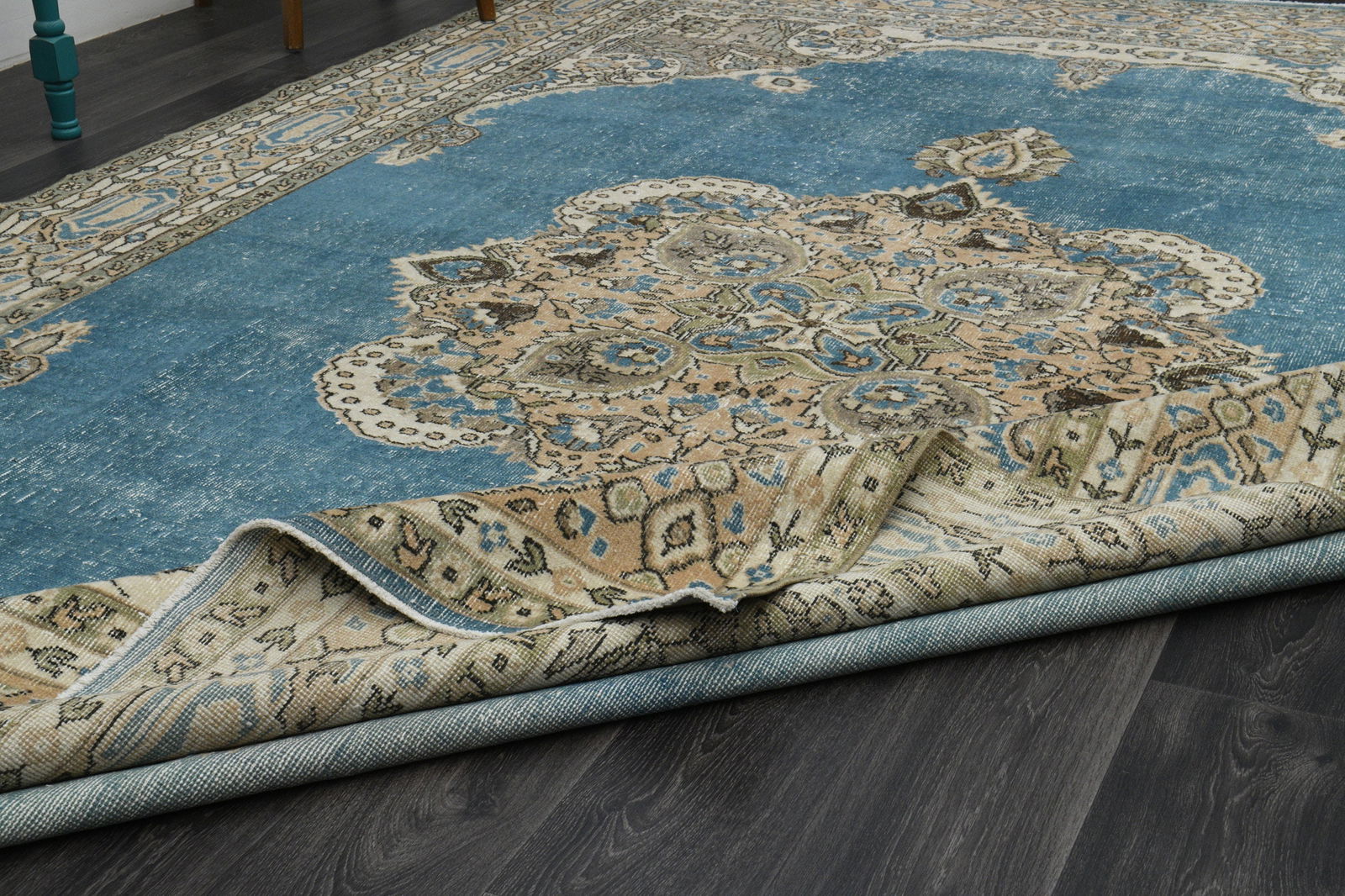 8.4x12.9 ft, VINTAGE OUSHAK RUG - 2