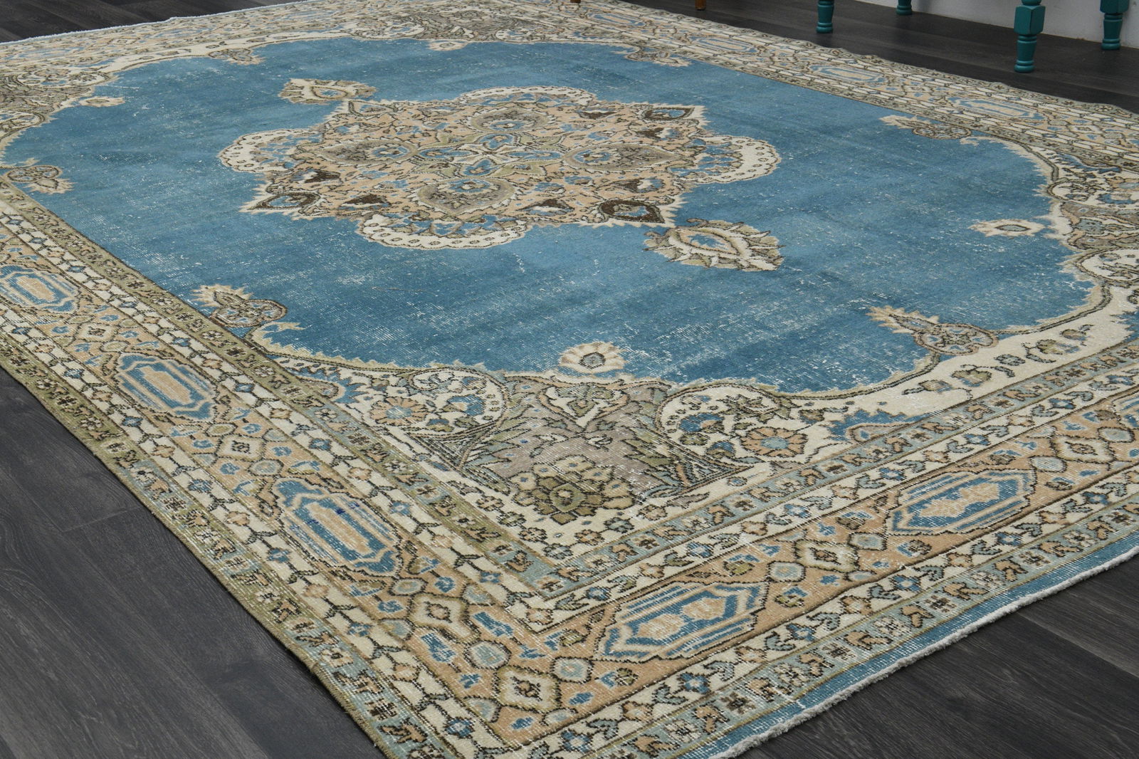 8.4x12.9 ft, VINTAGE OUSHAK RUG - 5