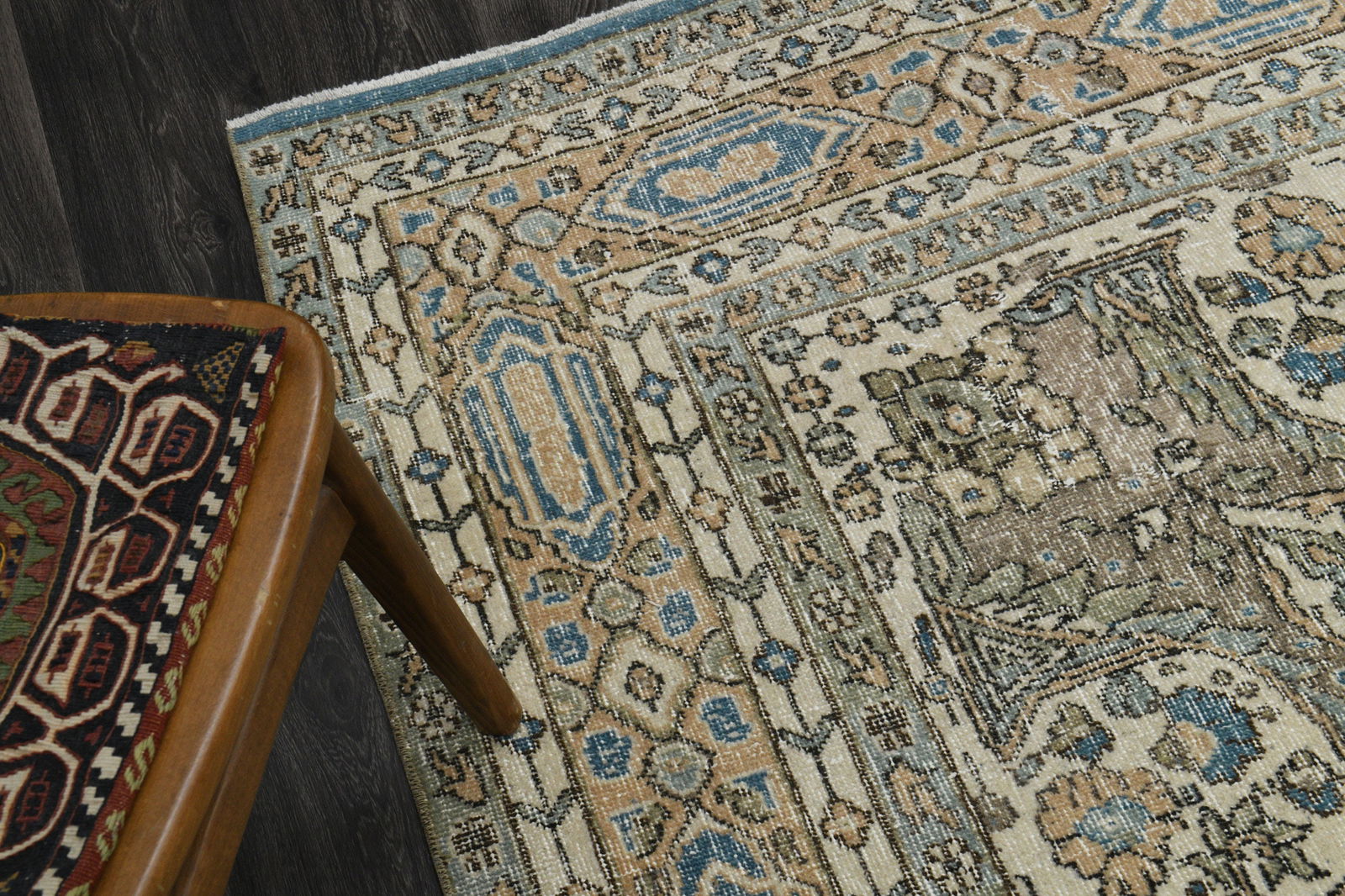 8.4x12.9 ft, VINTAGE OUSHAK RUG - 7