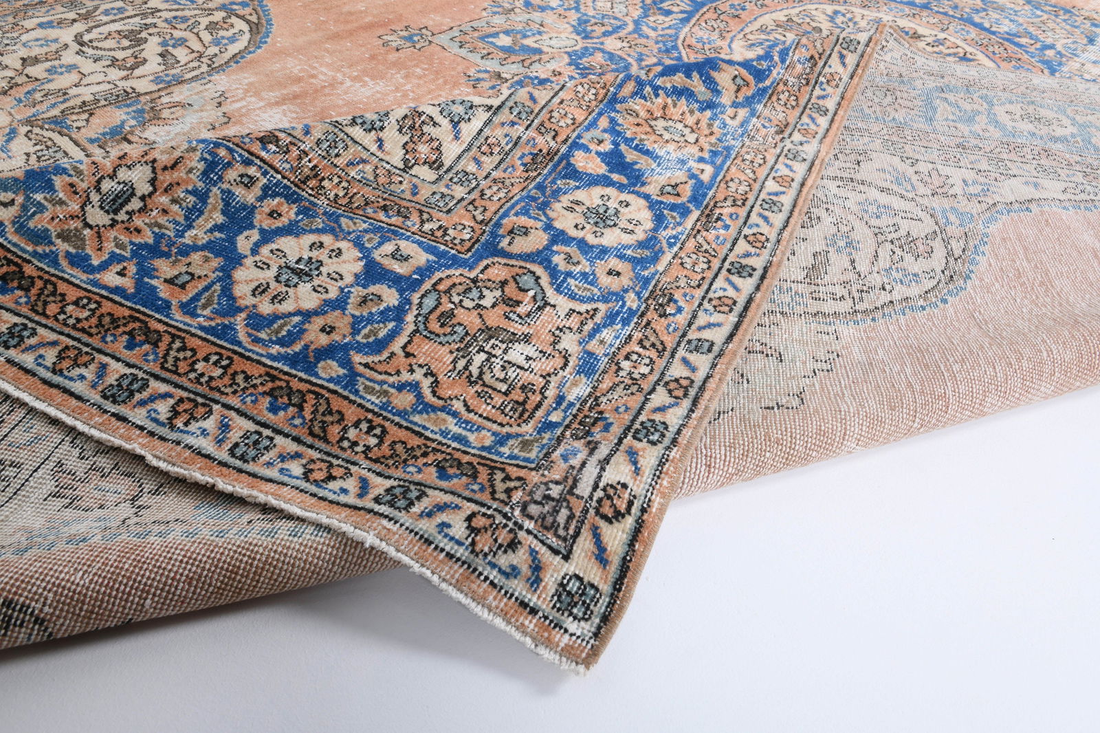 9.2x12.8 ft, TURKISH Rug, Orange - 7