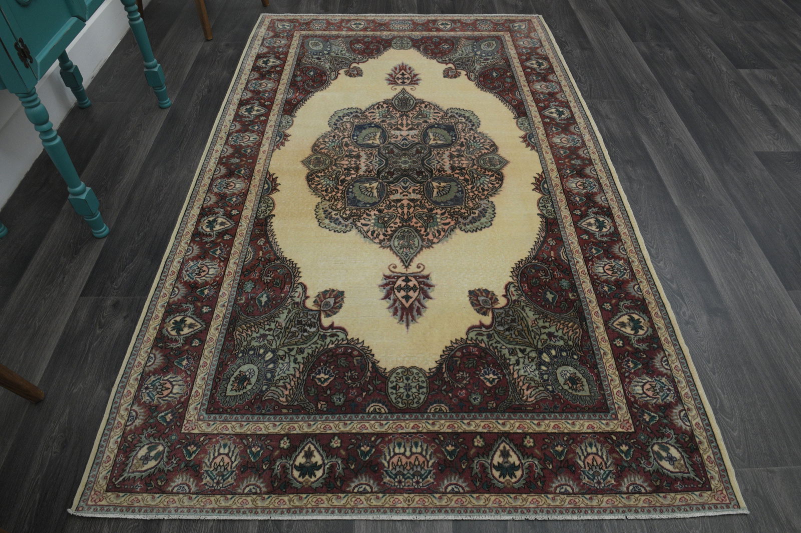4.6x7.8 ft, VINTAGE Rug, Turkish (1 of 10)