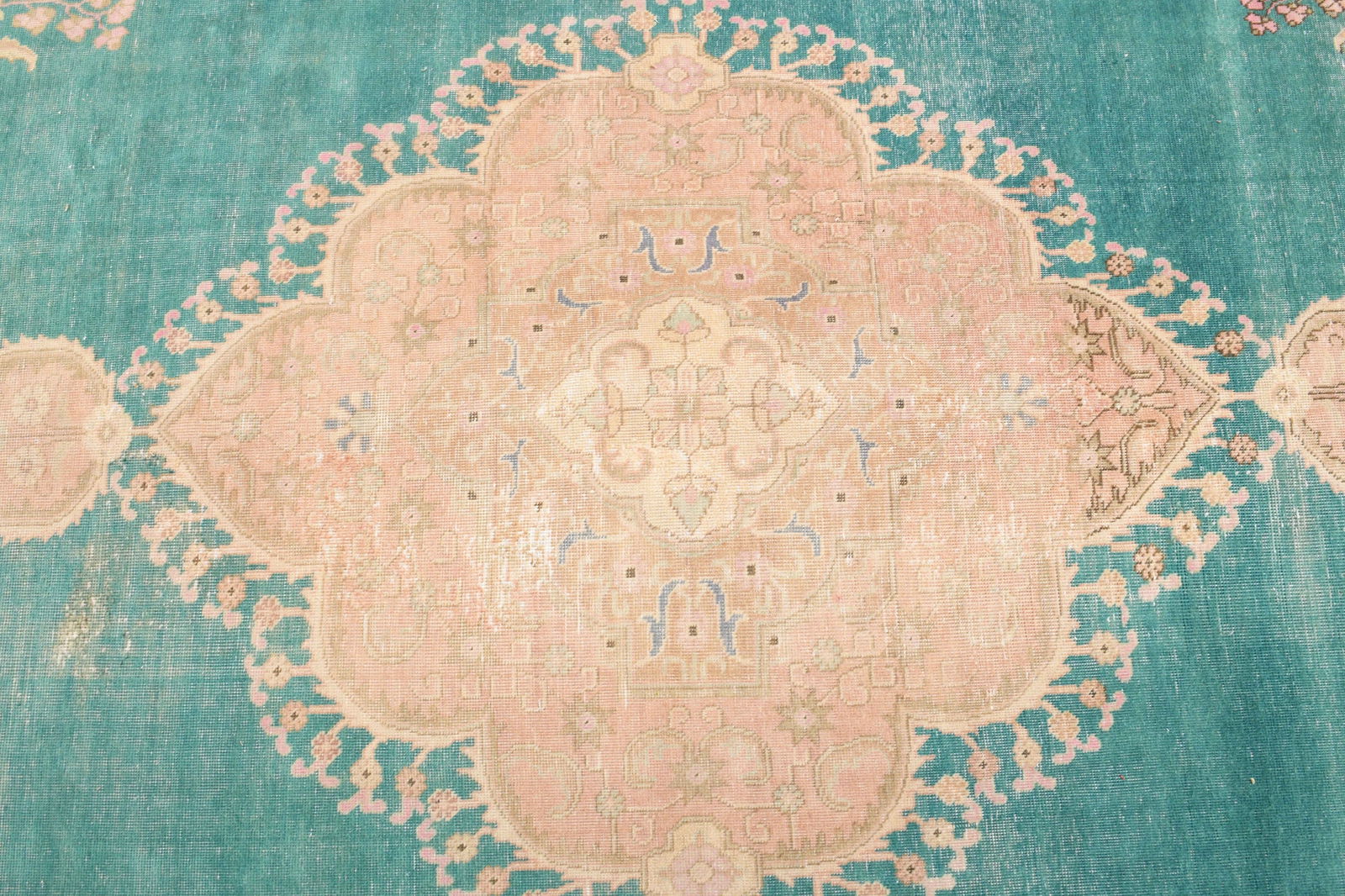 9'7x12'4 TURKISH RUG, Jade Green - 6