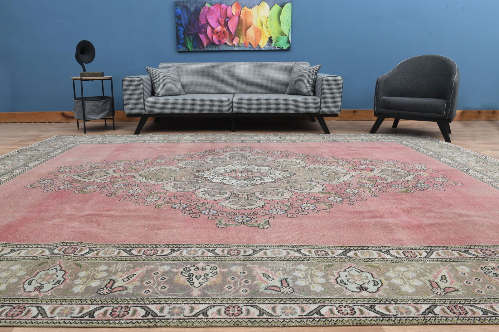 9'5x12'9 ft, SPRING DECOR, Vintage Persian Rug - 3