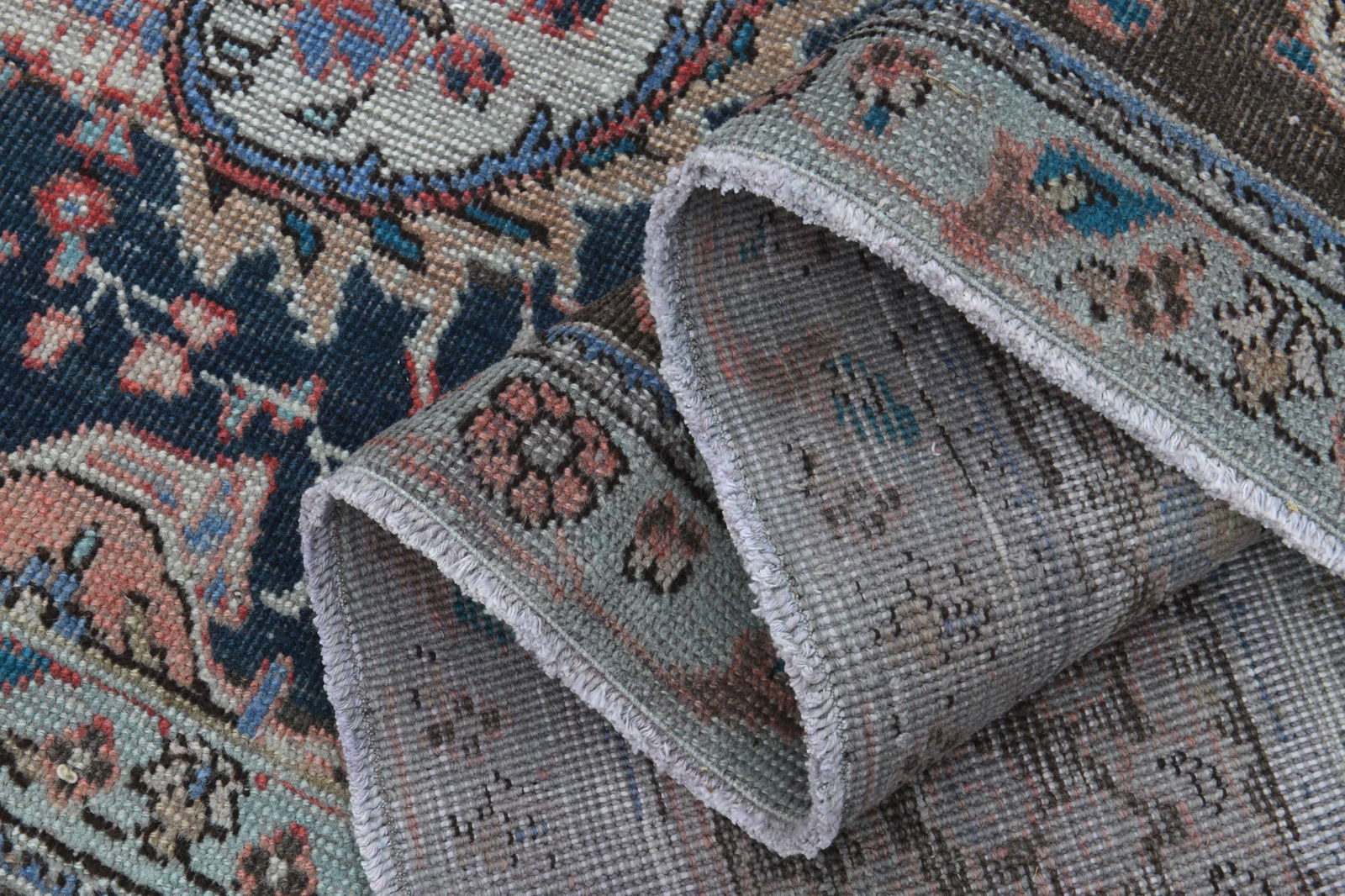 9x12 Red Vintage Rug: Title: 9x12 Red Vintage Rug Description: This Turkish one-of-a-kind Anatolian Vintage Rug is hand-knotted and handwoven by the most skilled artisans who use pure wool, in muted, natural tones, and